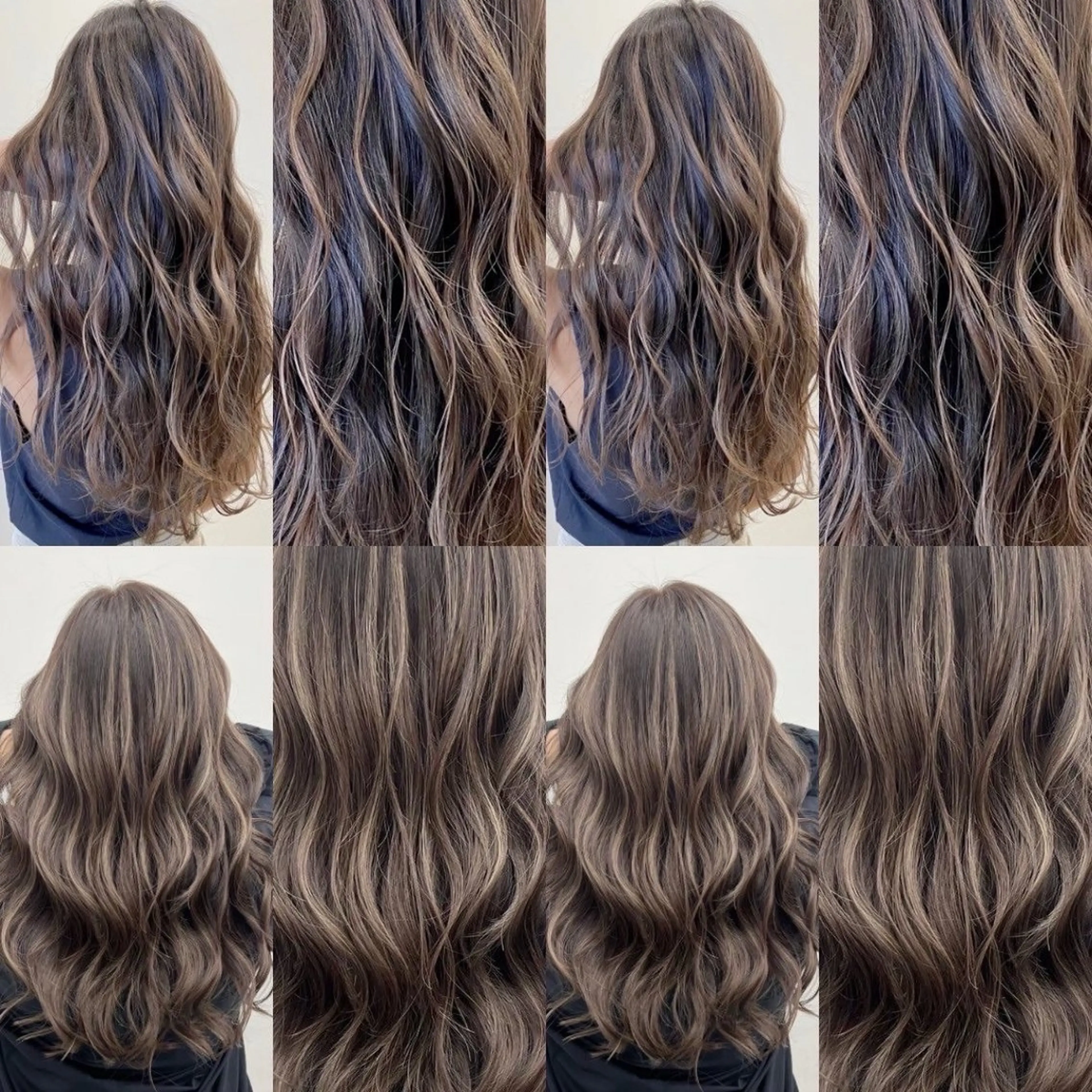 ロング カラー ヘアカラー ✨韓国艶髪✨ケア ブリーチ🫧アキラのヘアスタイル