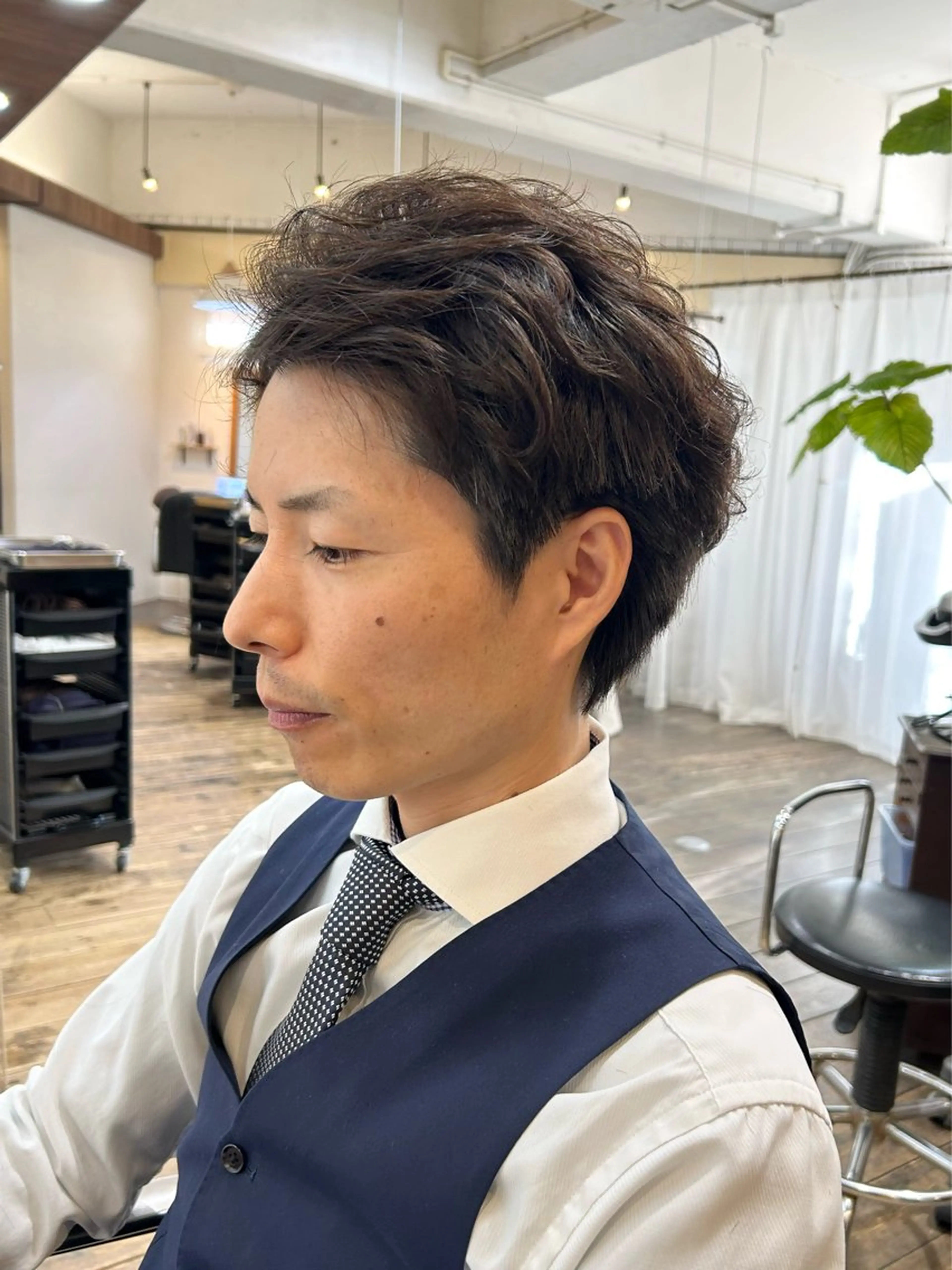 メンズ handsemu🍀 komakiのヘアスタイル