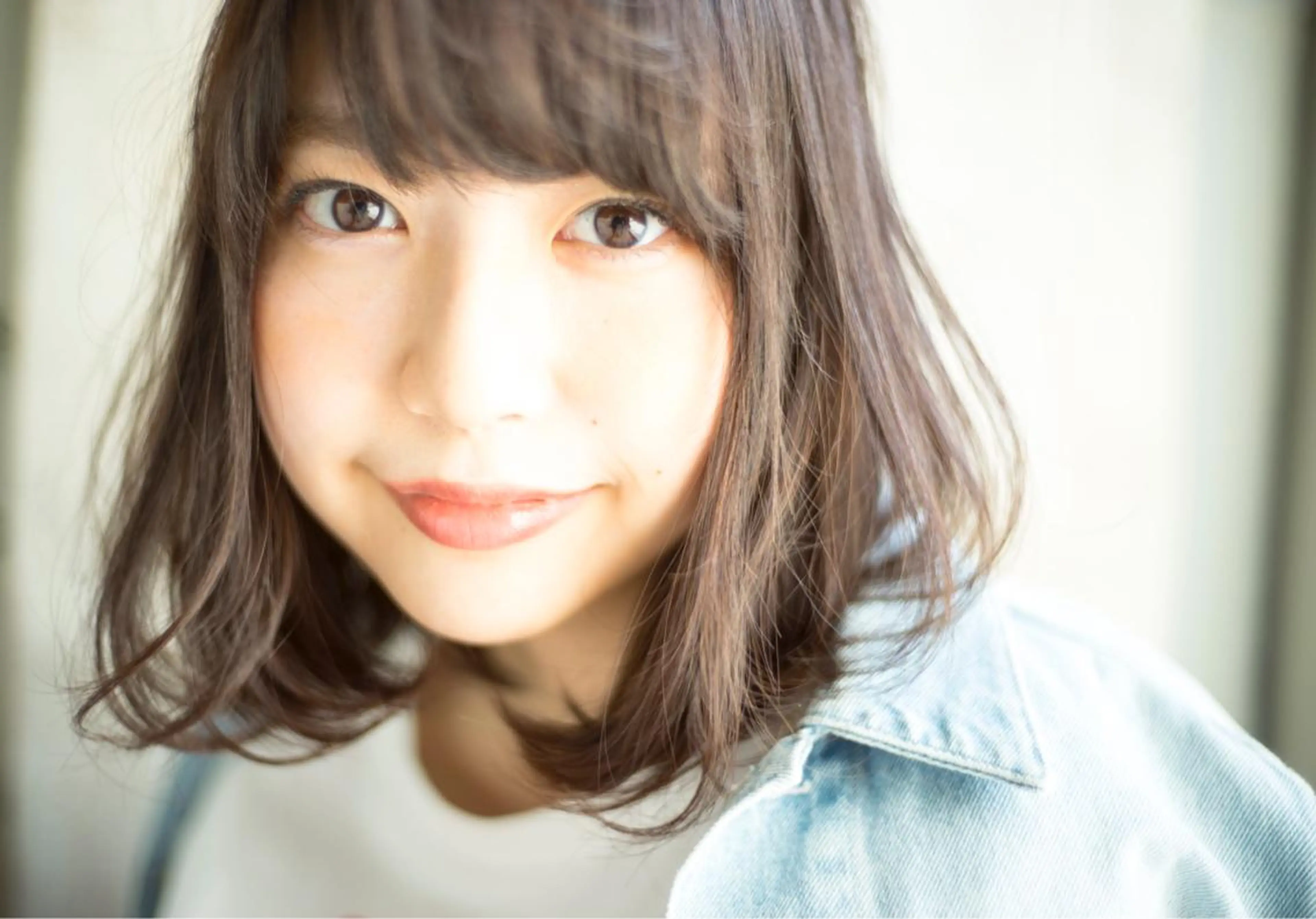 ミディアム カラー パーマ ボブ ツイスパ・波巻き 🩵片平和香奈のヘアスタイル