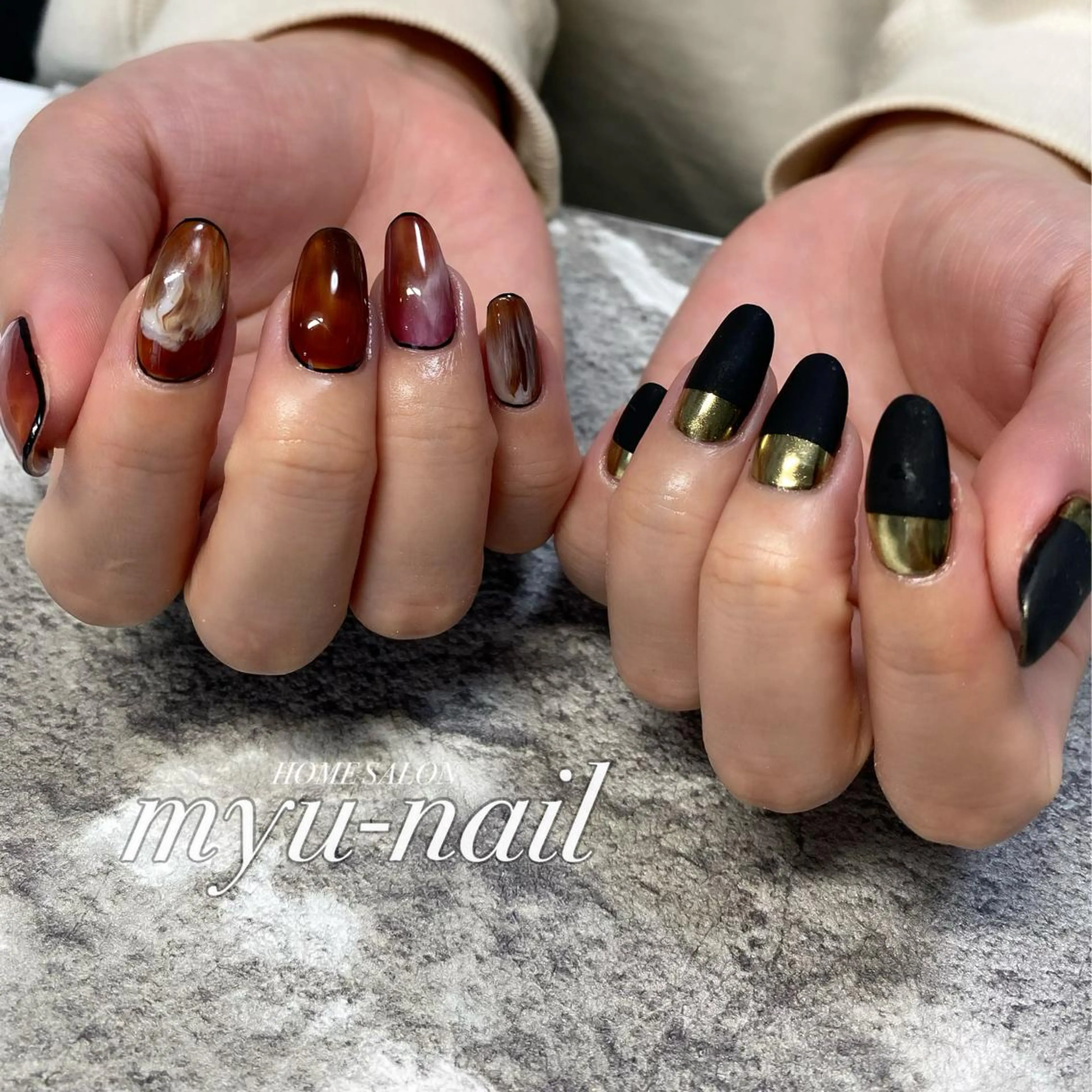 ネイル ホームサロン myu-nailのネイルデザイン