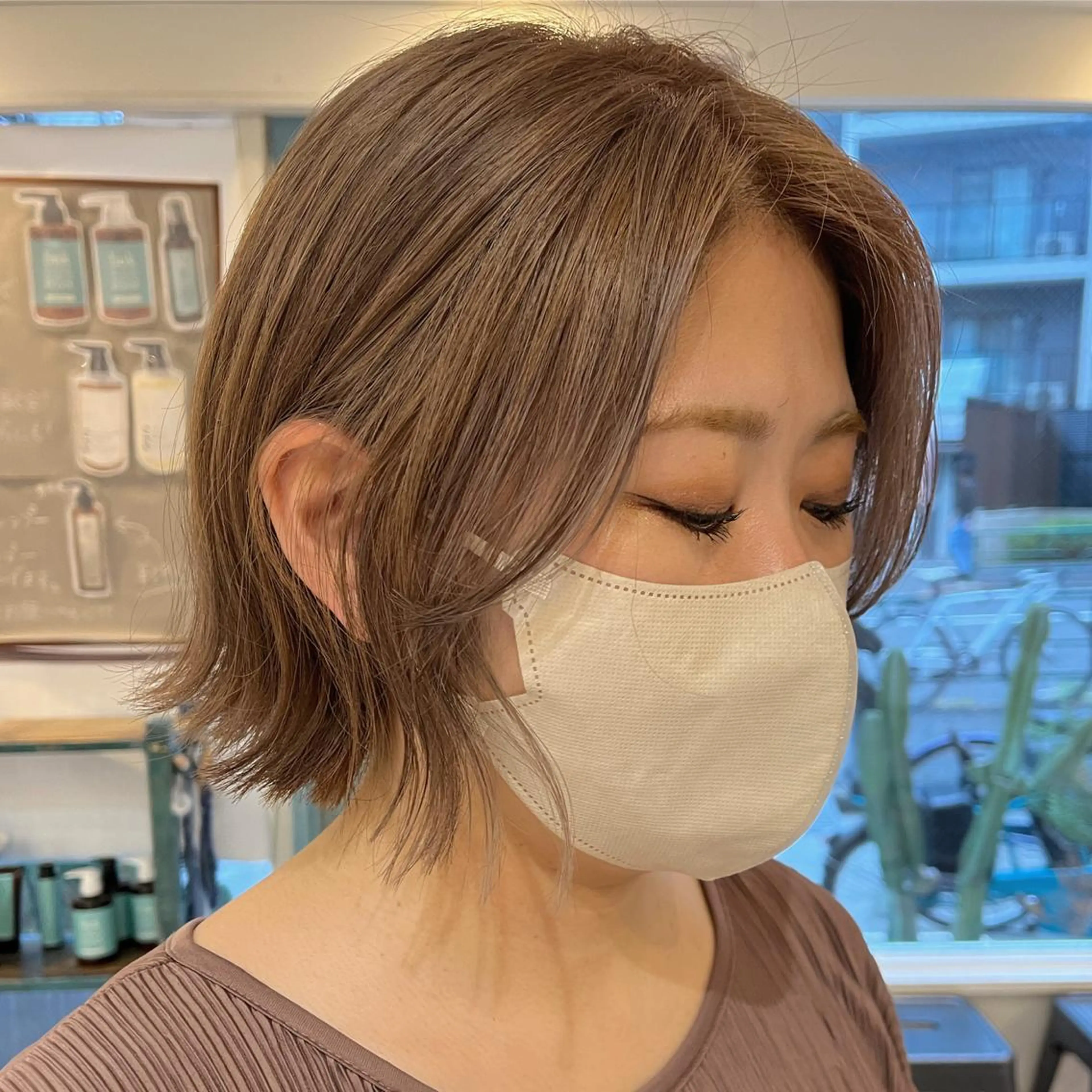 カラー ヤマダ サクラのヘアスタイル