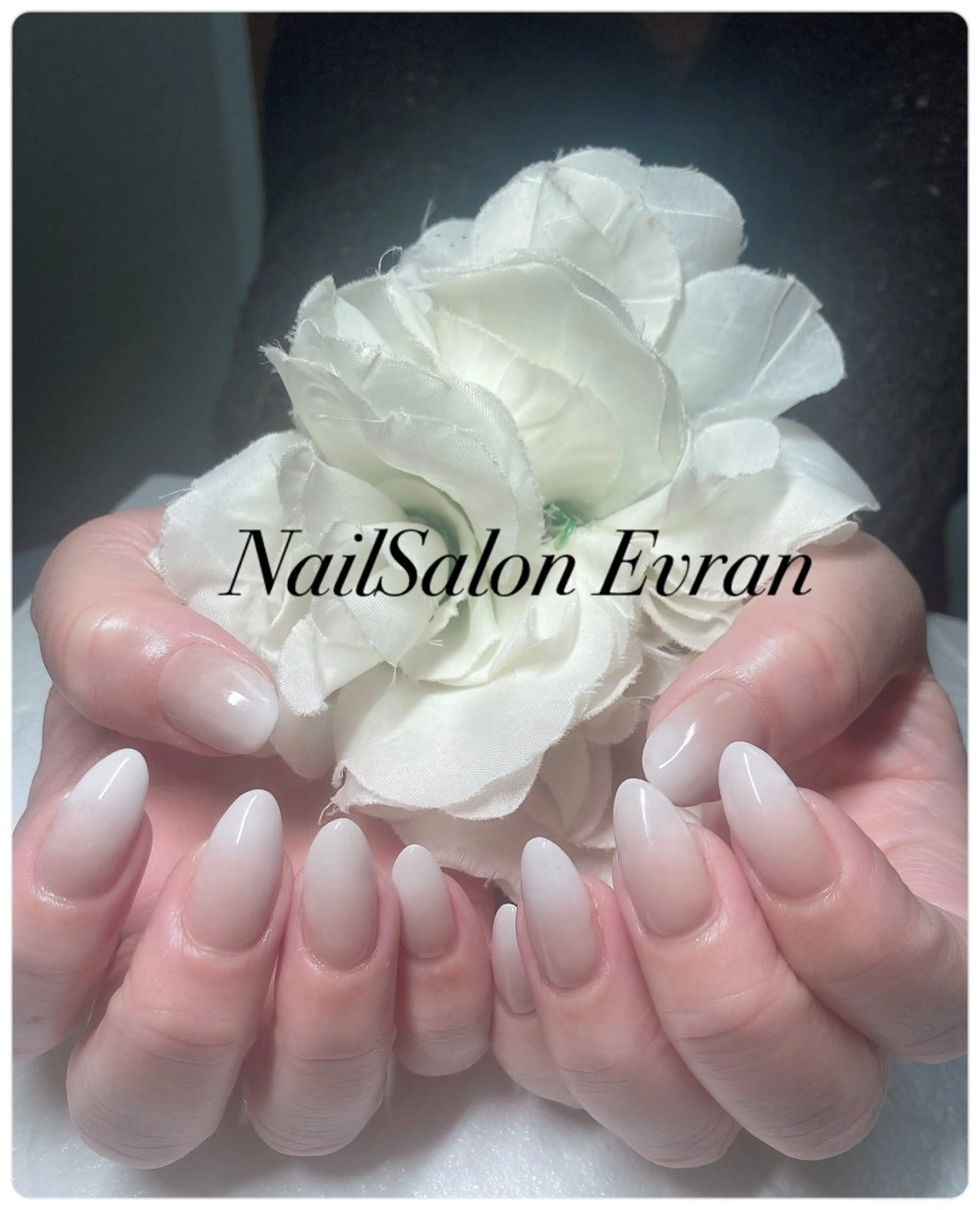 ネイル アートネイル フレンチネイル マグネットネイル 持ち込み ニュアンスネイル ハンドネイル Nail salon Evranのネイルデザイン