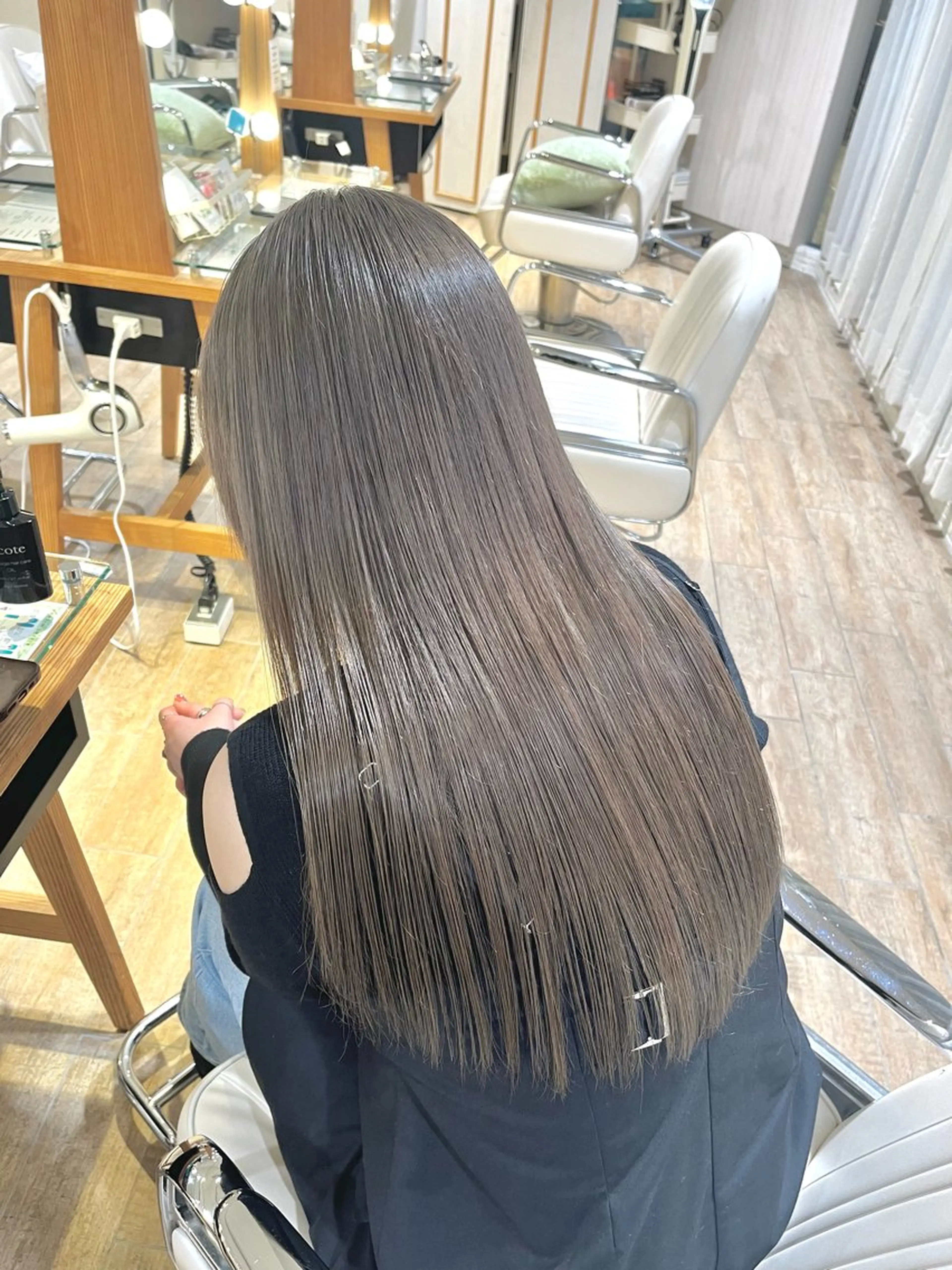 ロング カラー グレージュ メンズパーマ/ 横浜/佐藤桃香 🦥のヘアスタイル