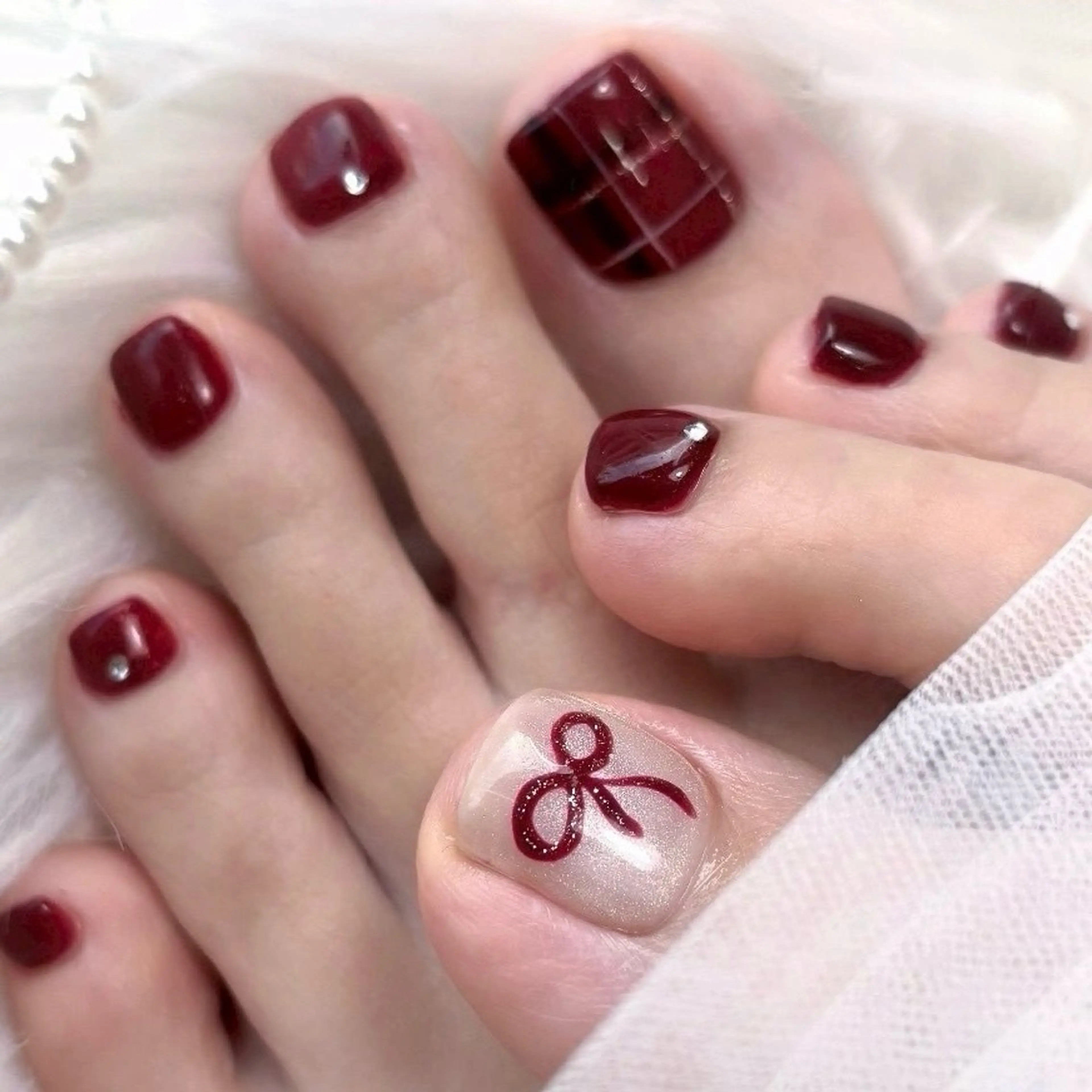 フット2本アートコース✨(他店オフ無料)¥6,050の写真