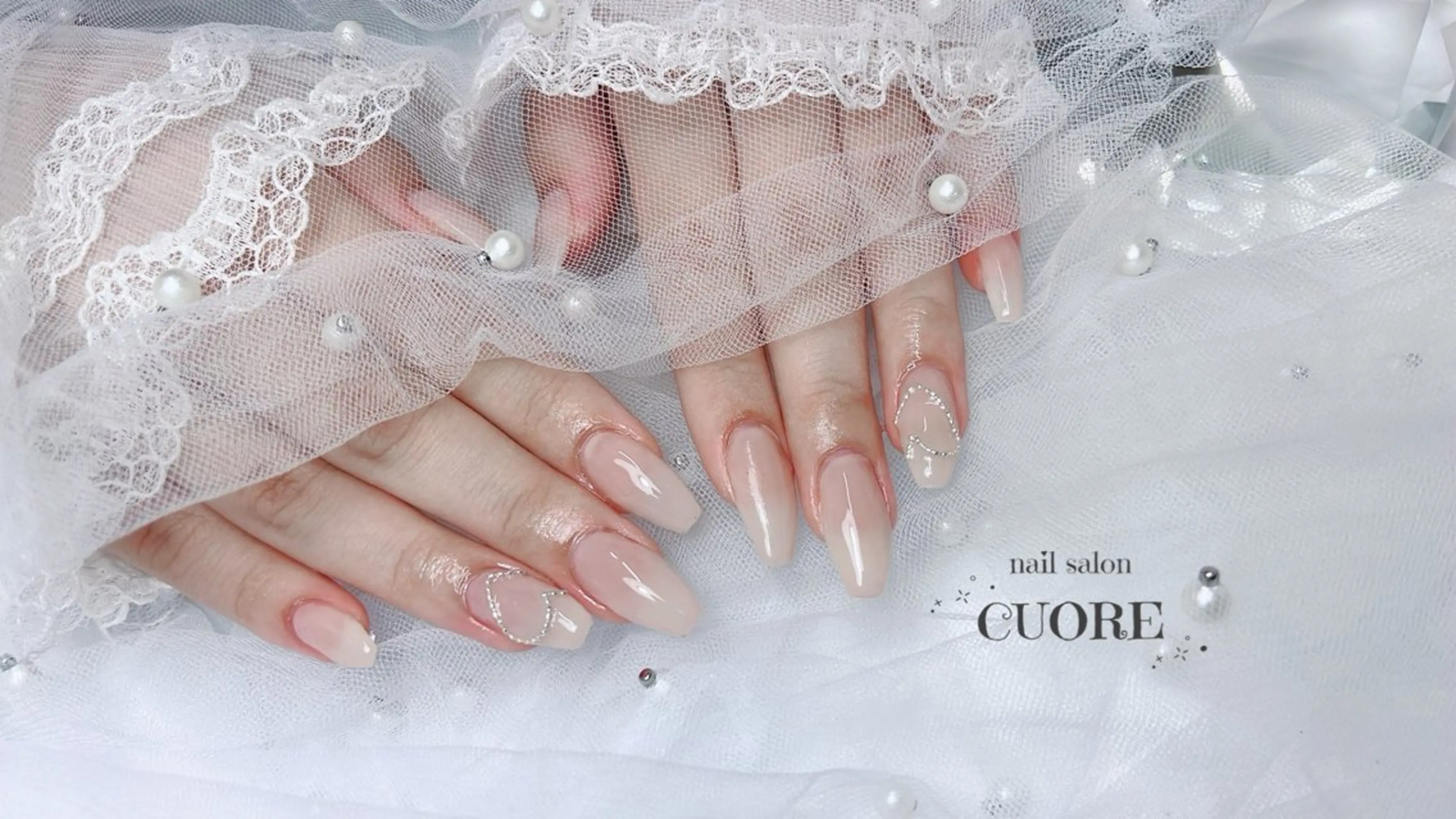 ネイル ワンカラーネイル シンプルネイル ワンホンネイル nail salon CUOREのネイルデザイン