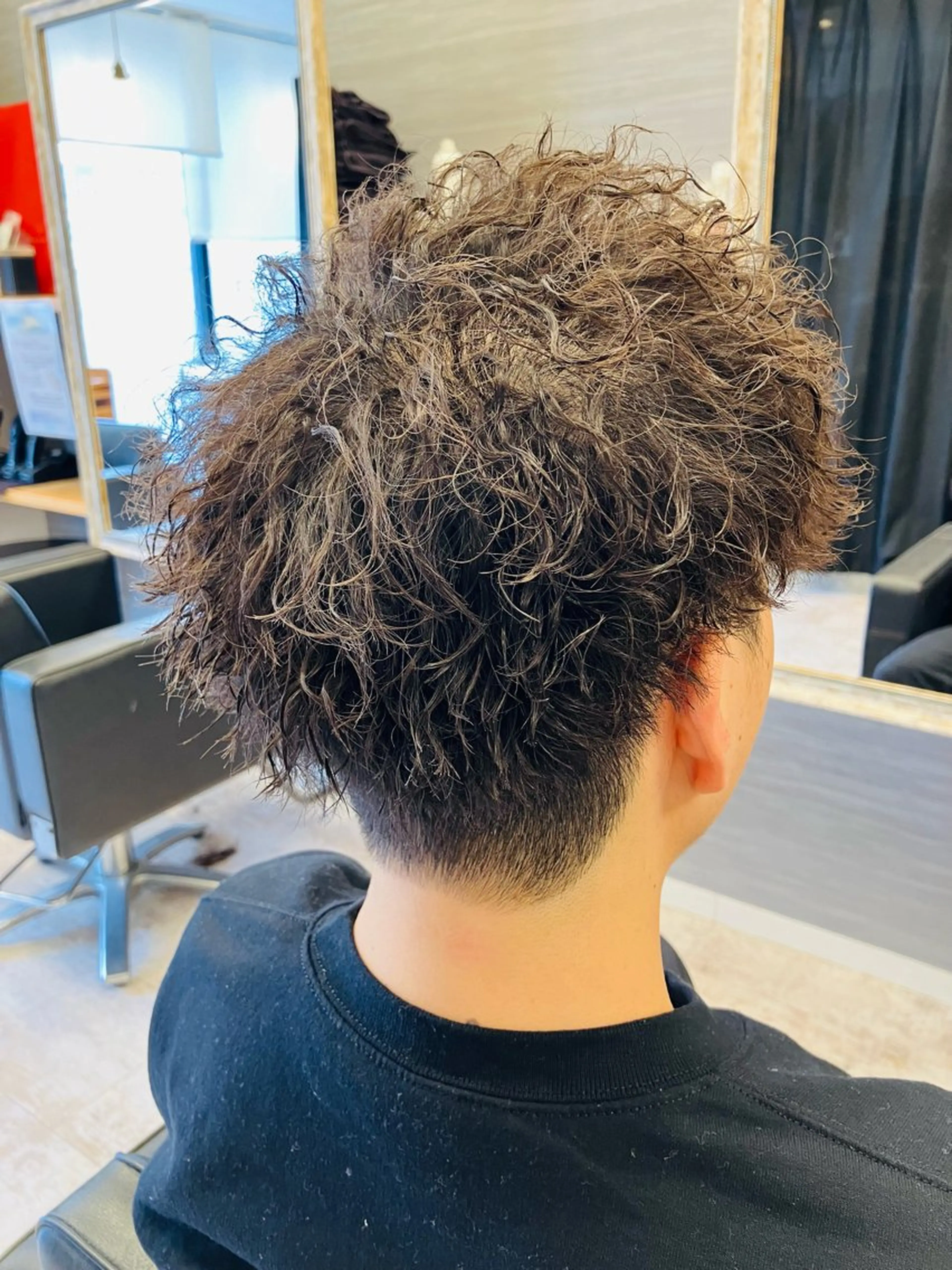 パーマ メンズ カット パーマ メンズ特化/パーマ/ フェードWATARUのヘアスタイル