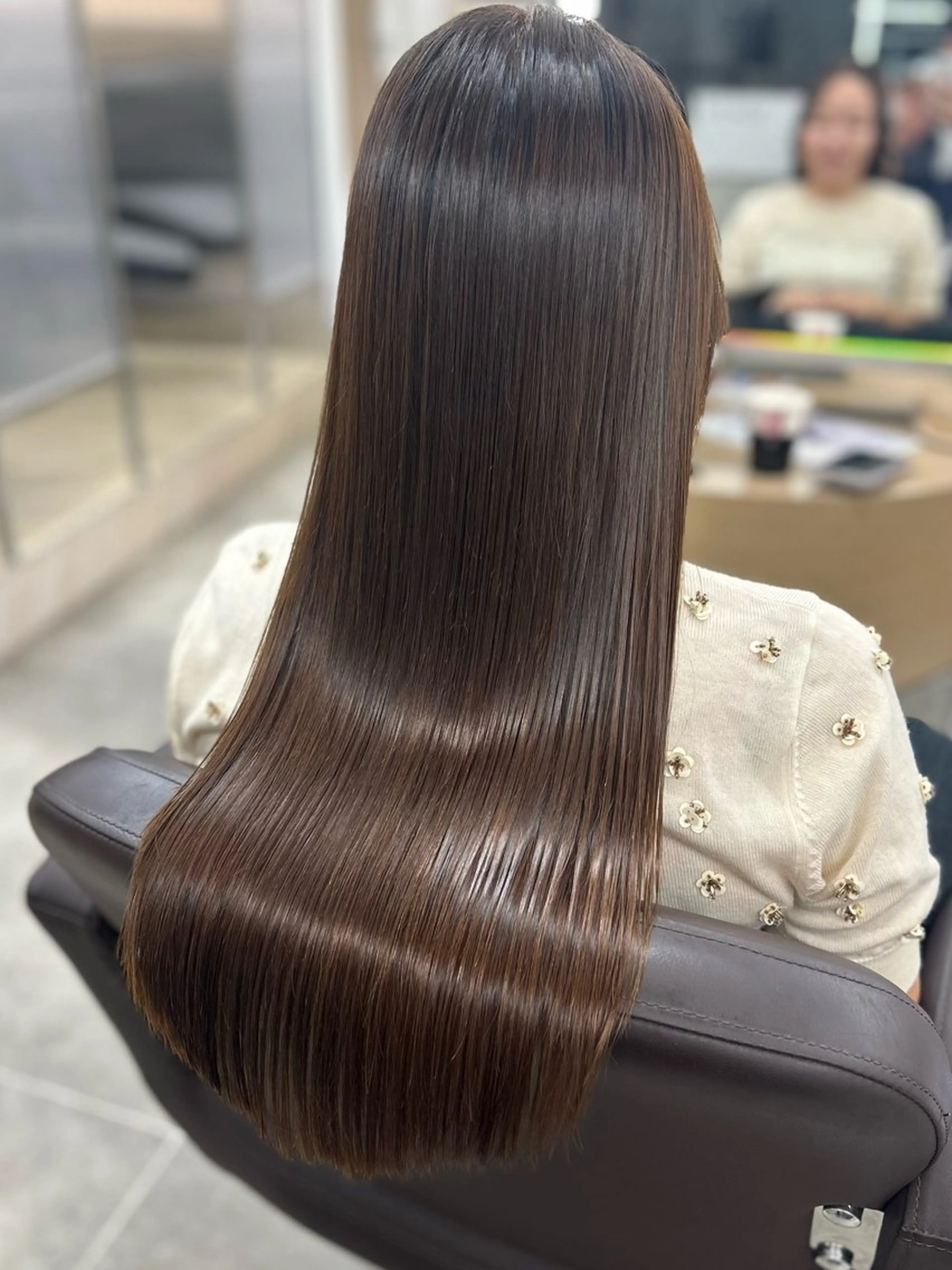 ロング 縮毛矯正 酸性ストレート カット ヘアカラー トリートメント 似合わせヘア/ボブ/ ミディアム/Takaのヘアスタイル