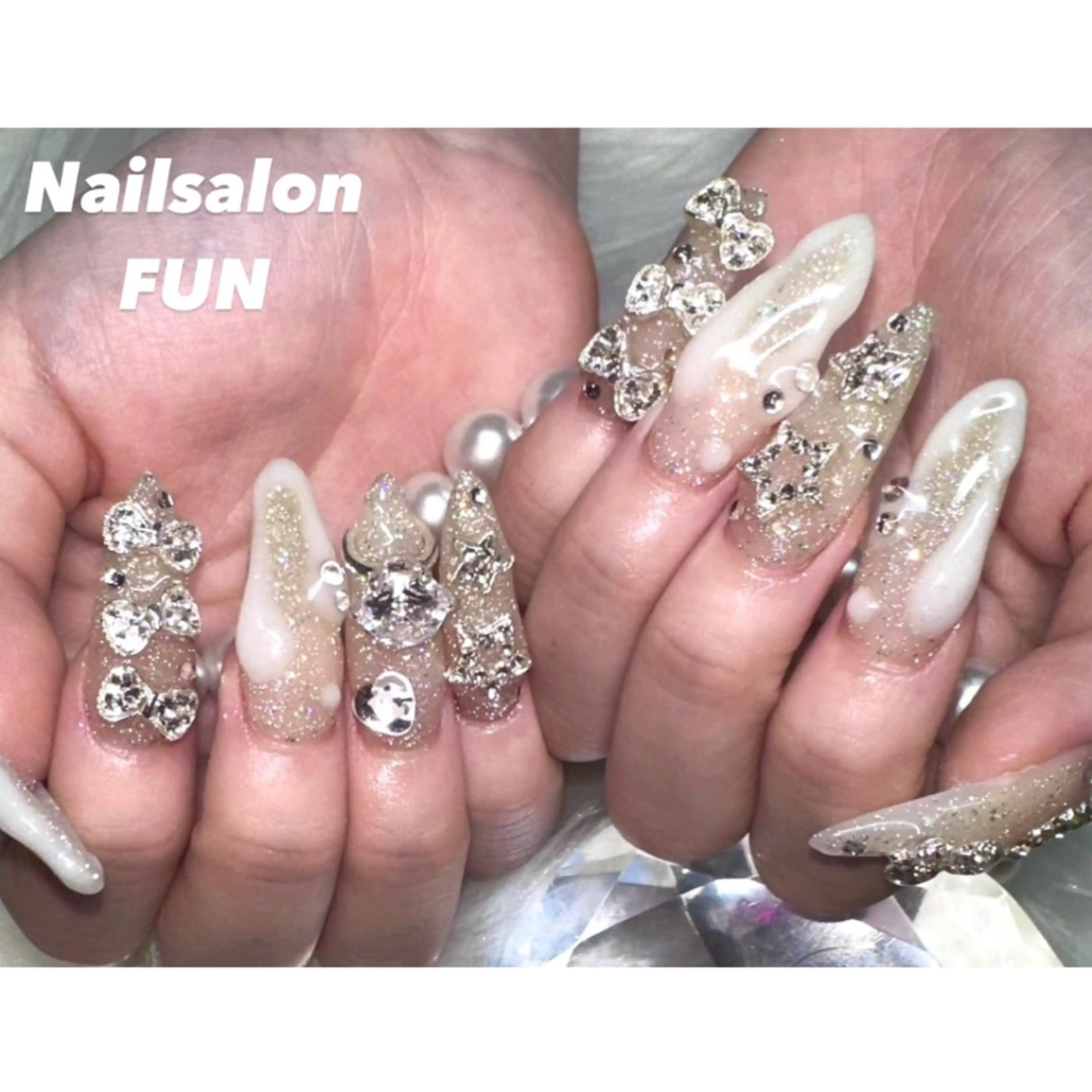 ネイル アートネイル スカルプネイル Nailsalon FUN🌈のネイルデザイン