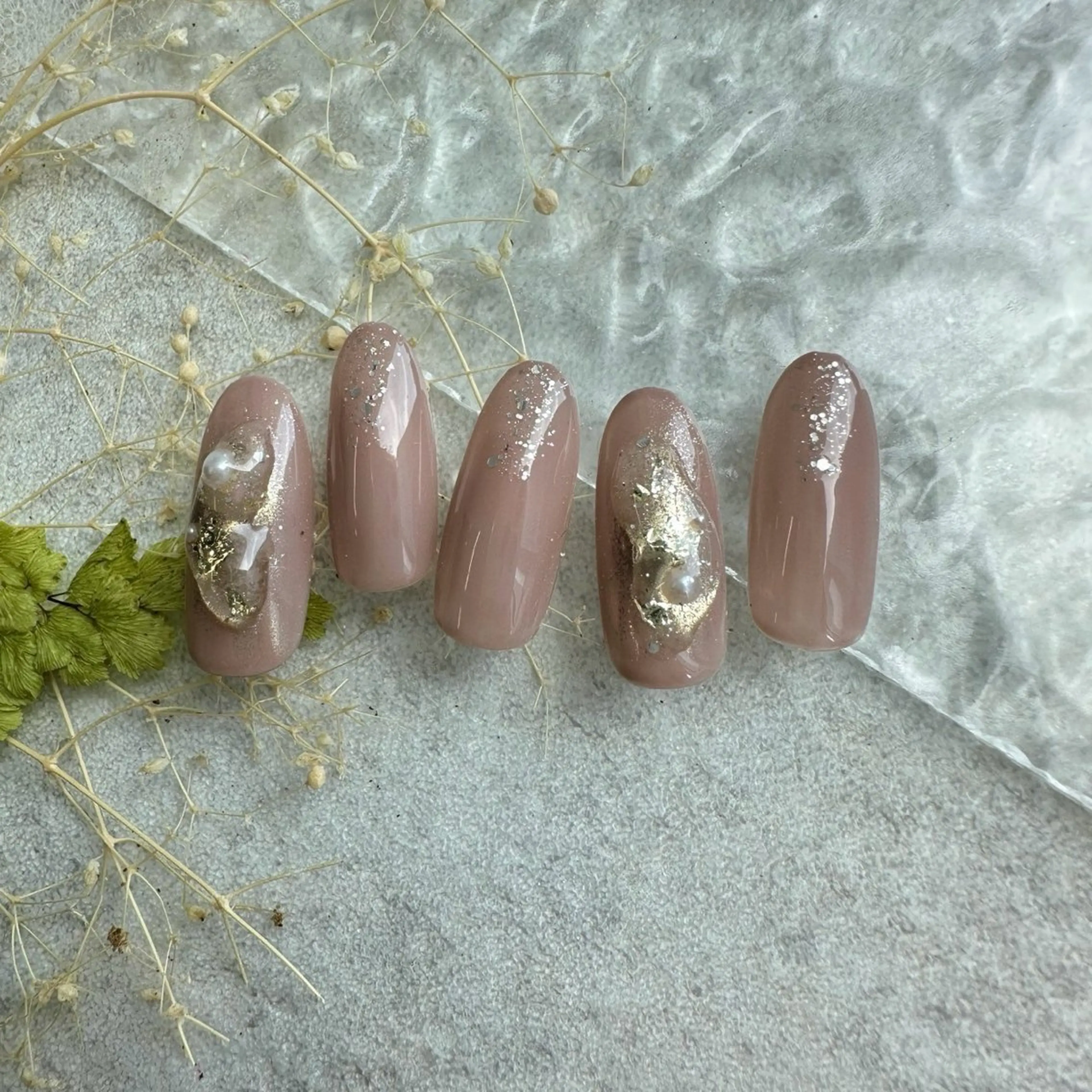 ネイル ⭐︎休業中の練習⭐︎ JNA認定講師髙橋のネイルデザイン