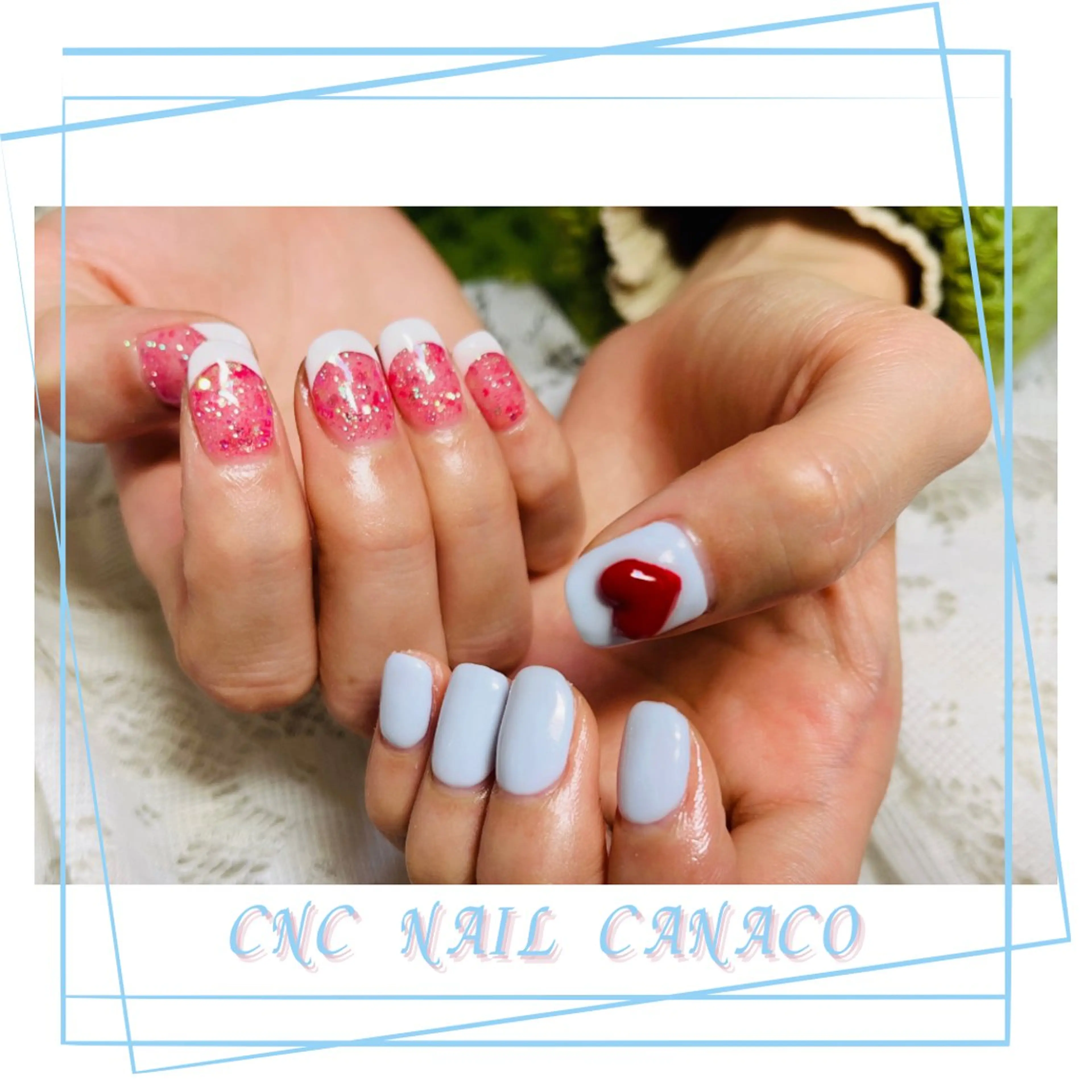 ネイル アートネイル 持ち込み ハンドネイル ハンドケア ベテランネイル cnc  nailのネイルデザイン