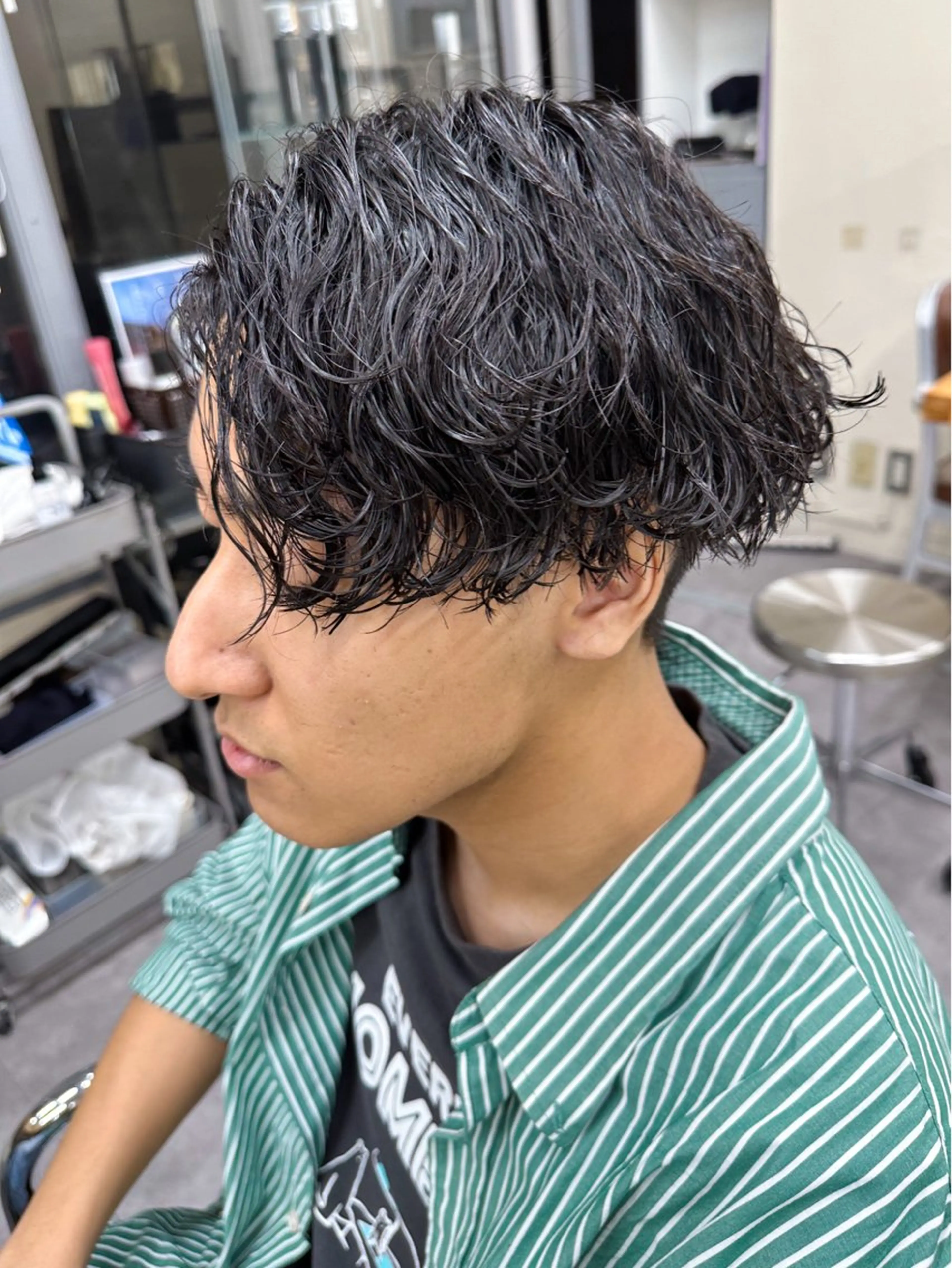 ショート パーマ メンズ メンズパーマ メンズ特化ryoのヘアスタイル