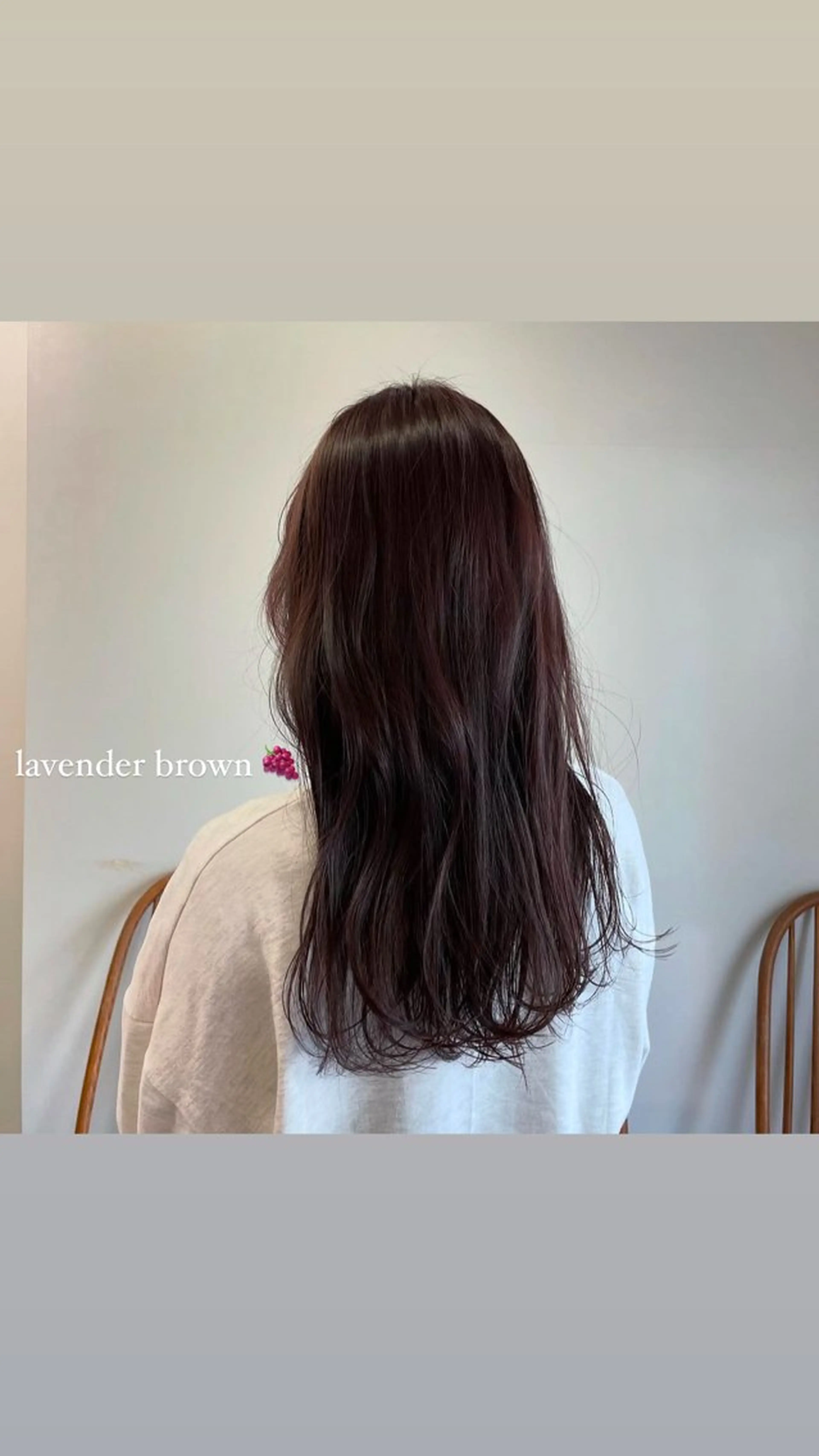 カラー ブラウンカラー ラベンダーカラー 蓑輪璃央 ショートカットのヘアスタイル