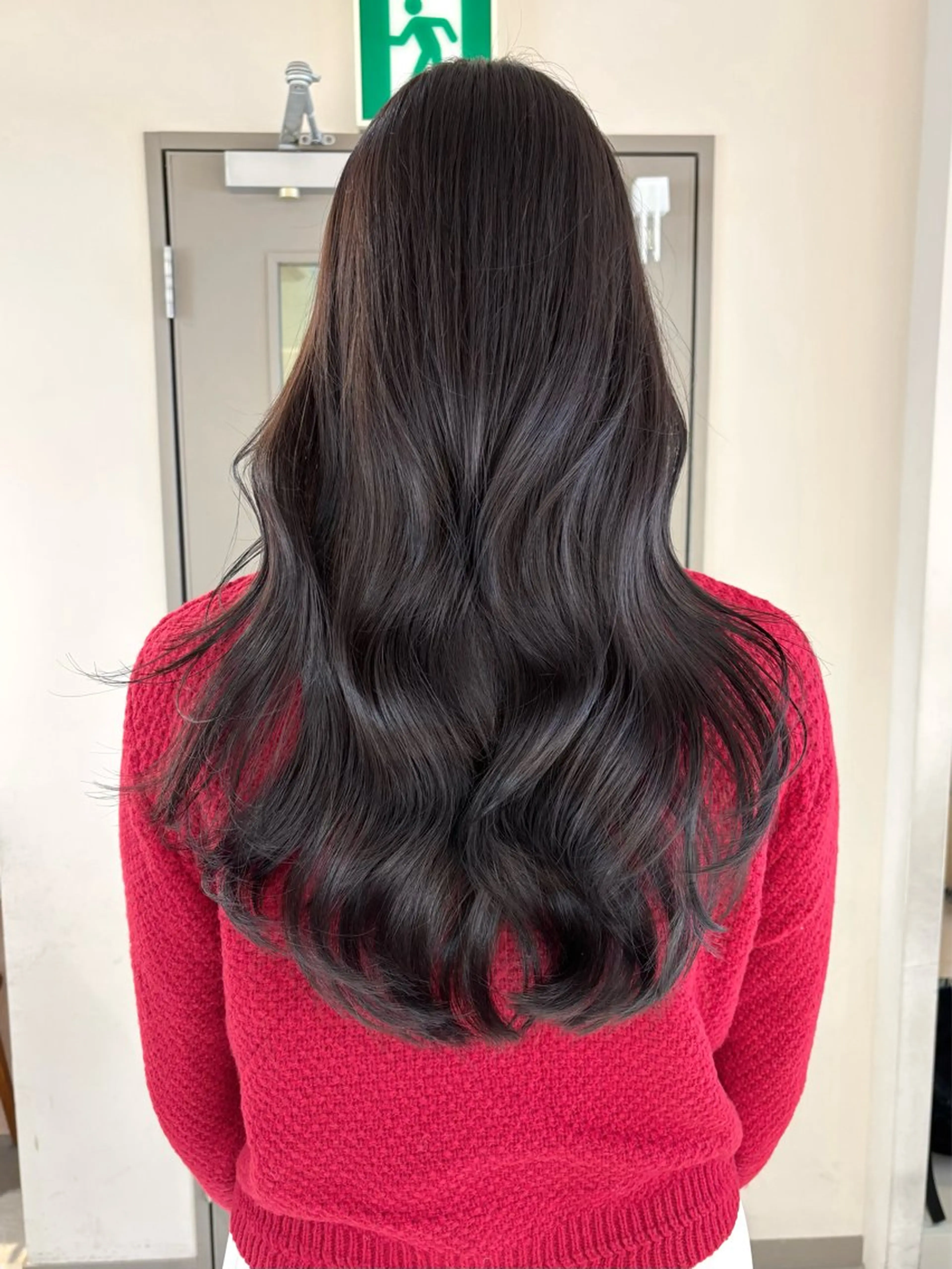 ロング カラー ブリーチ ダブルカラー グレージュ ブリーチなしカラー 顔周りカット カット ヘアカラー トリートメント 横浜/レイヤーカット /韓国ヘア/佐藤記正のヘアスタイル