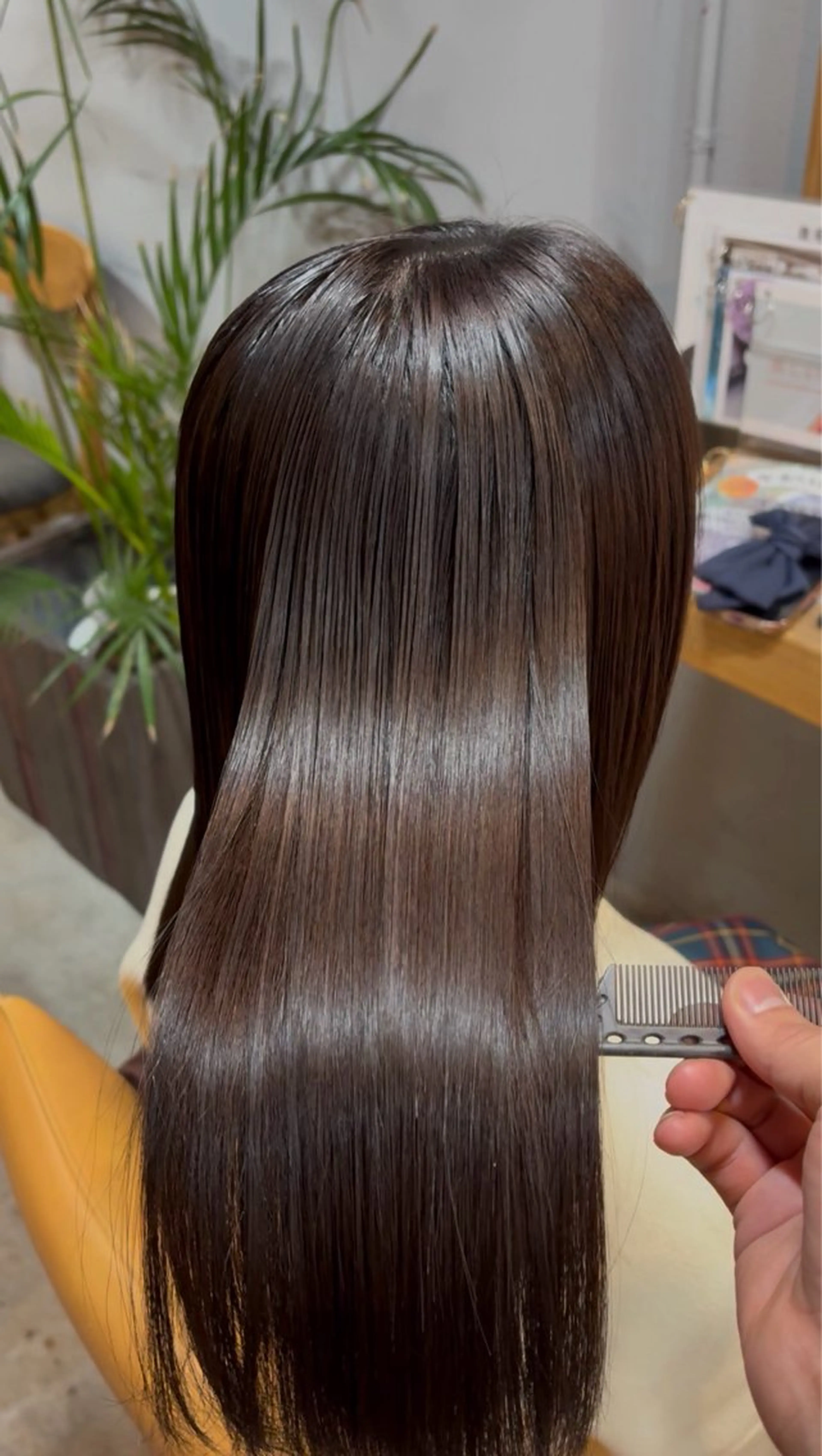 ロング 髪質改善 トリートメント トリートメント hair&life egerie days所属・恵比寿/髪質改善/ レイヤー/羽立蔵之助のヘアスタイル