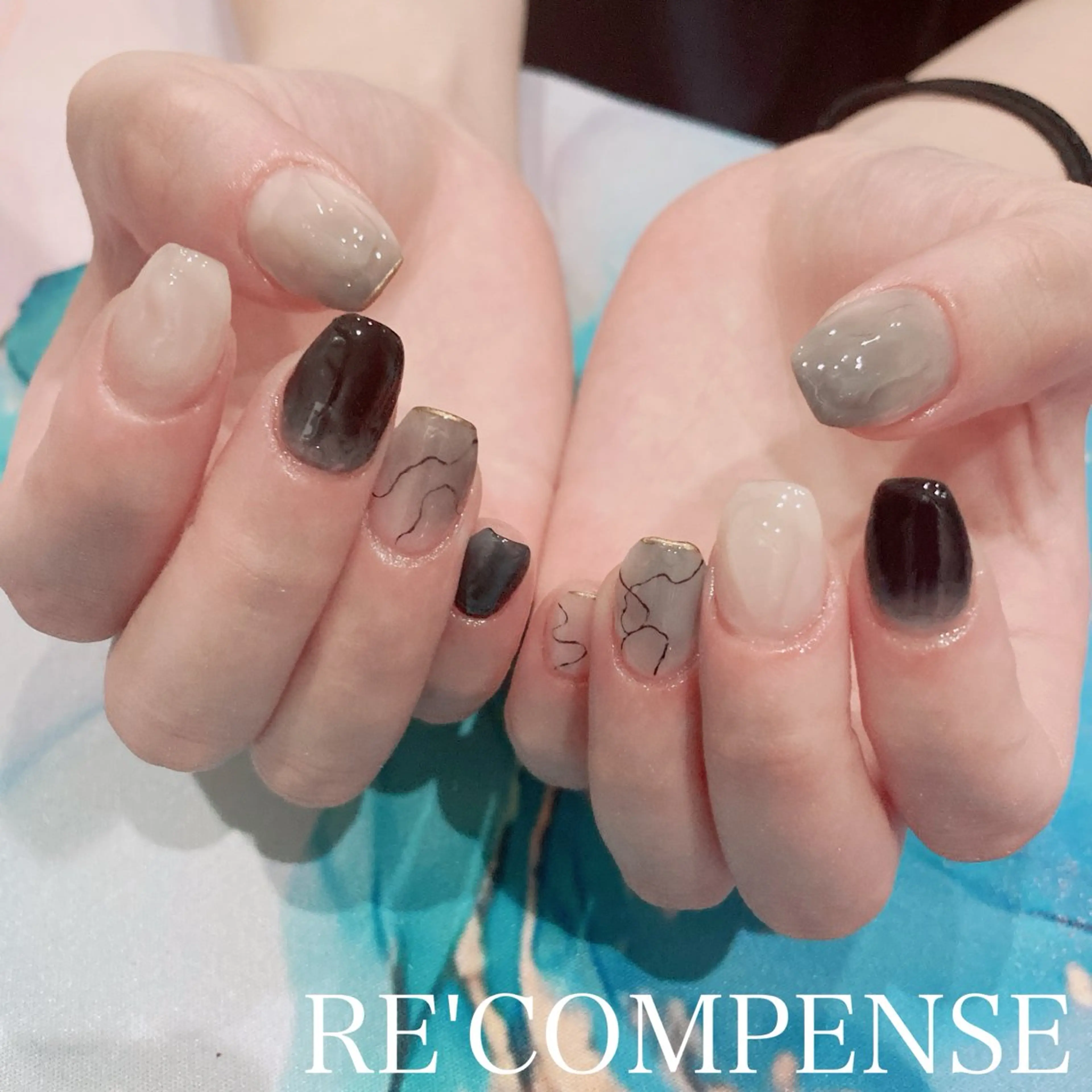 ネイル RE'COMPENSE所属・れこん ぱんすのネイルデザイン