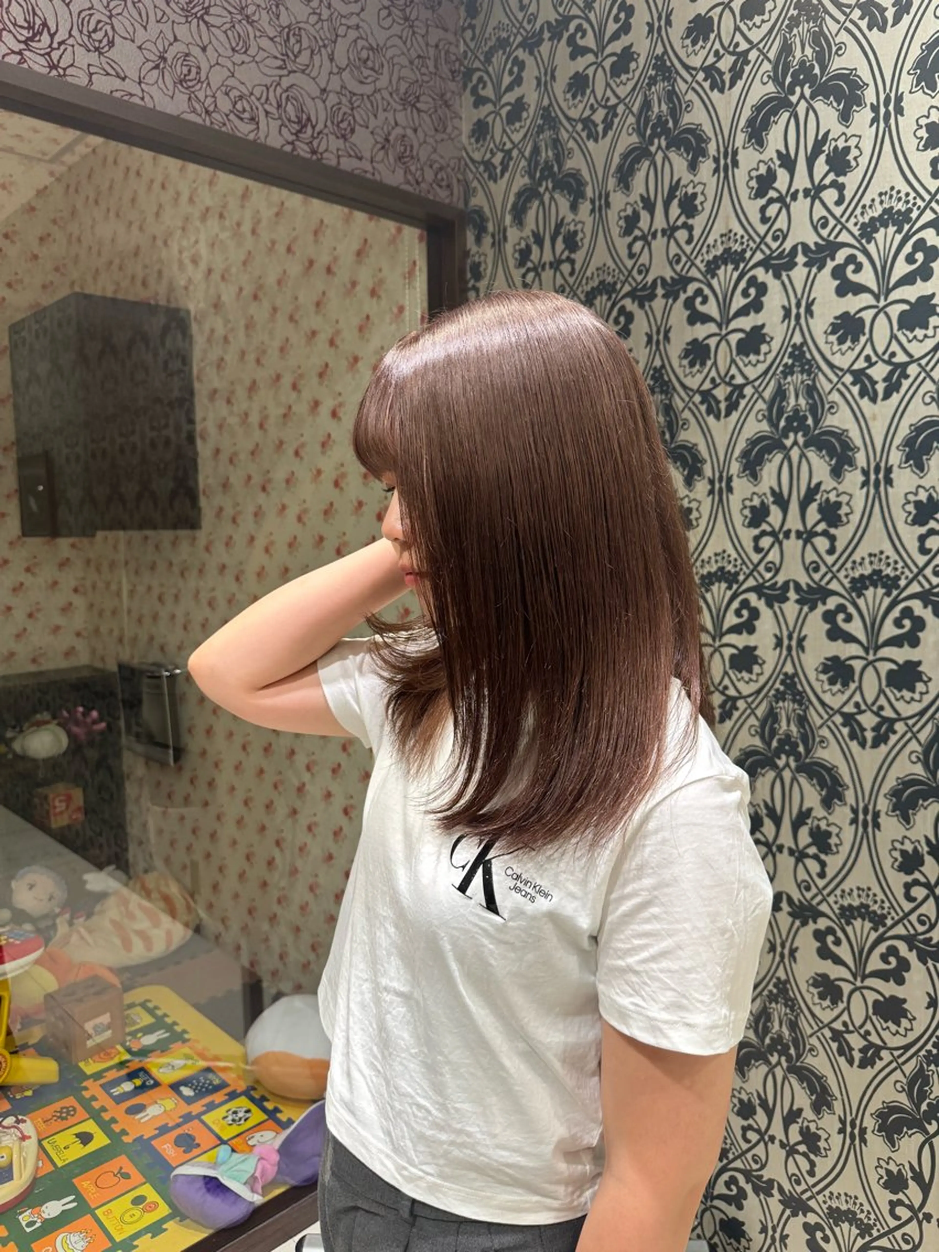 セミロング カラー 縮毛/髪質改善 上野颯太のヘアスタイル