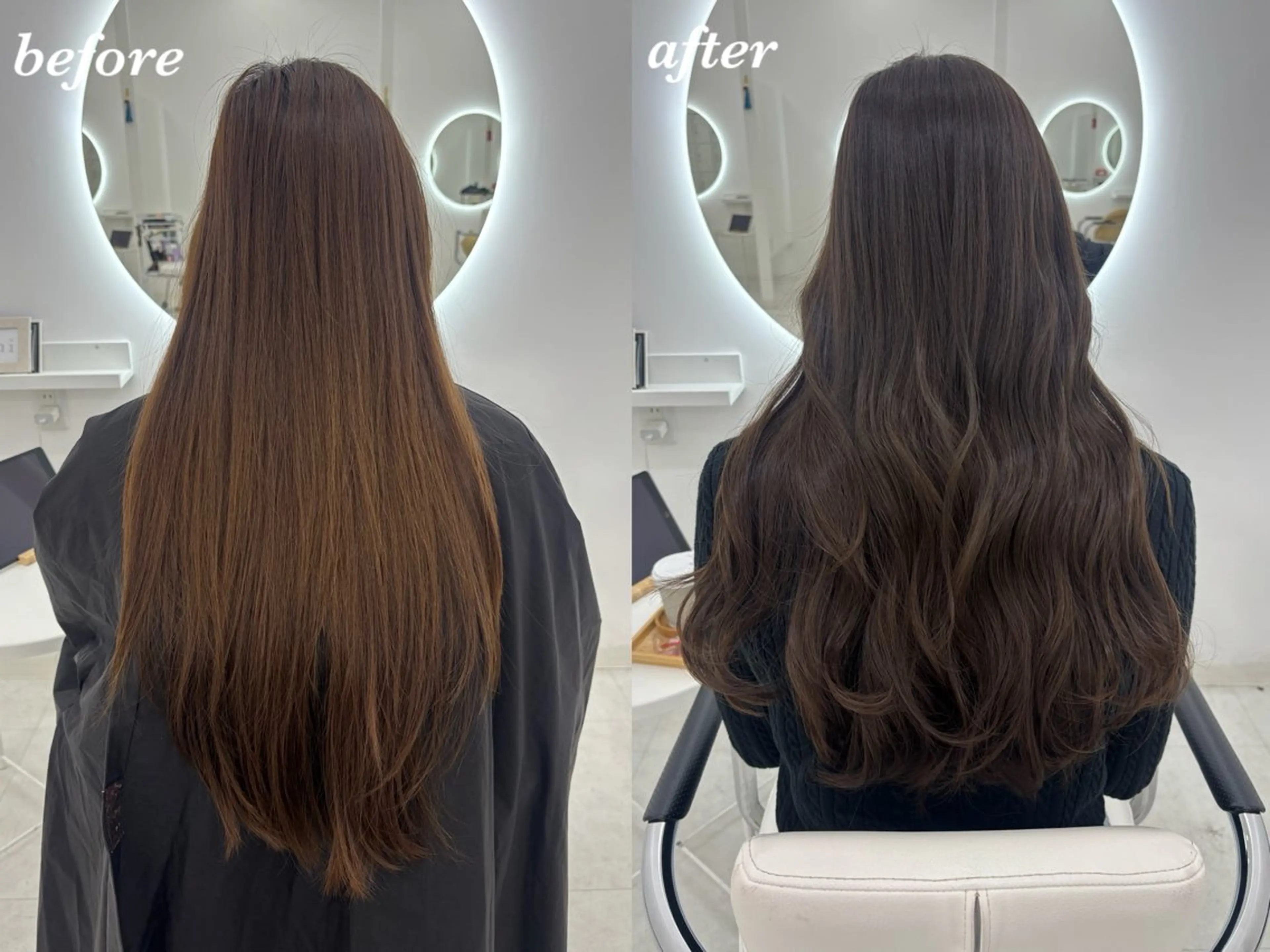ロング カラー カット ヘアカラー トリートメント 【aini天王寺】 𝐚𝐢𝐫𝐢✂︎のヘアスタイル