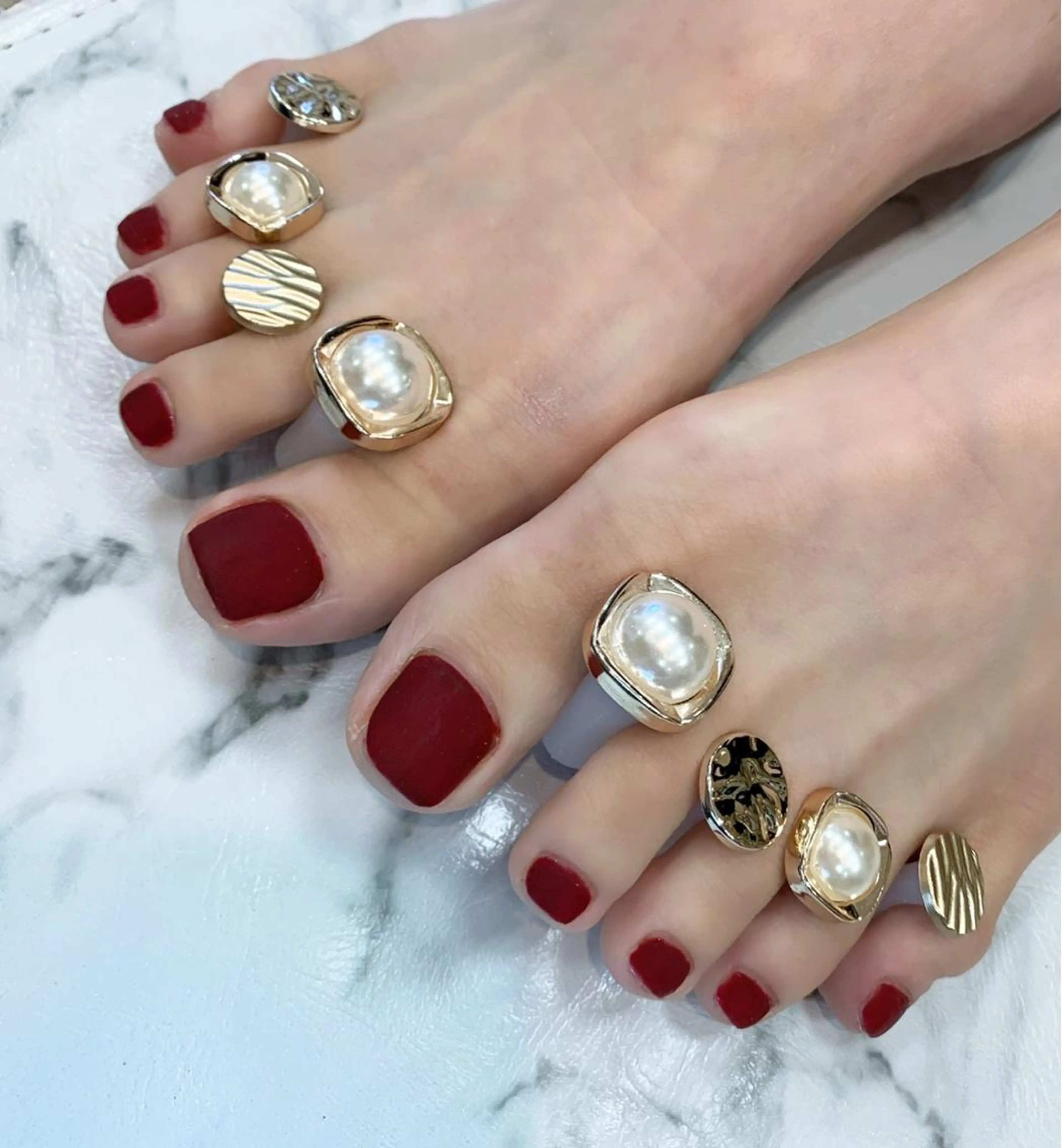 ネイル アニマル柄 アートネイル フットネイル マットネイル ニュアンスネイル フットネイル x.1.0.nail ♡Cのネイルデザイン