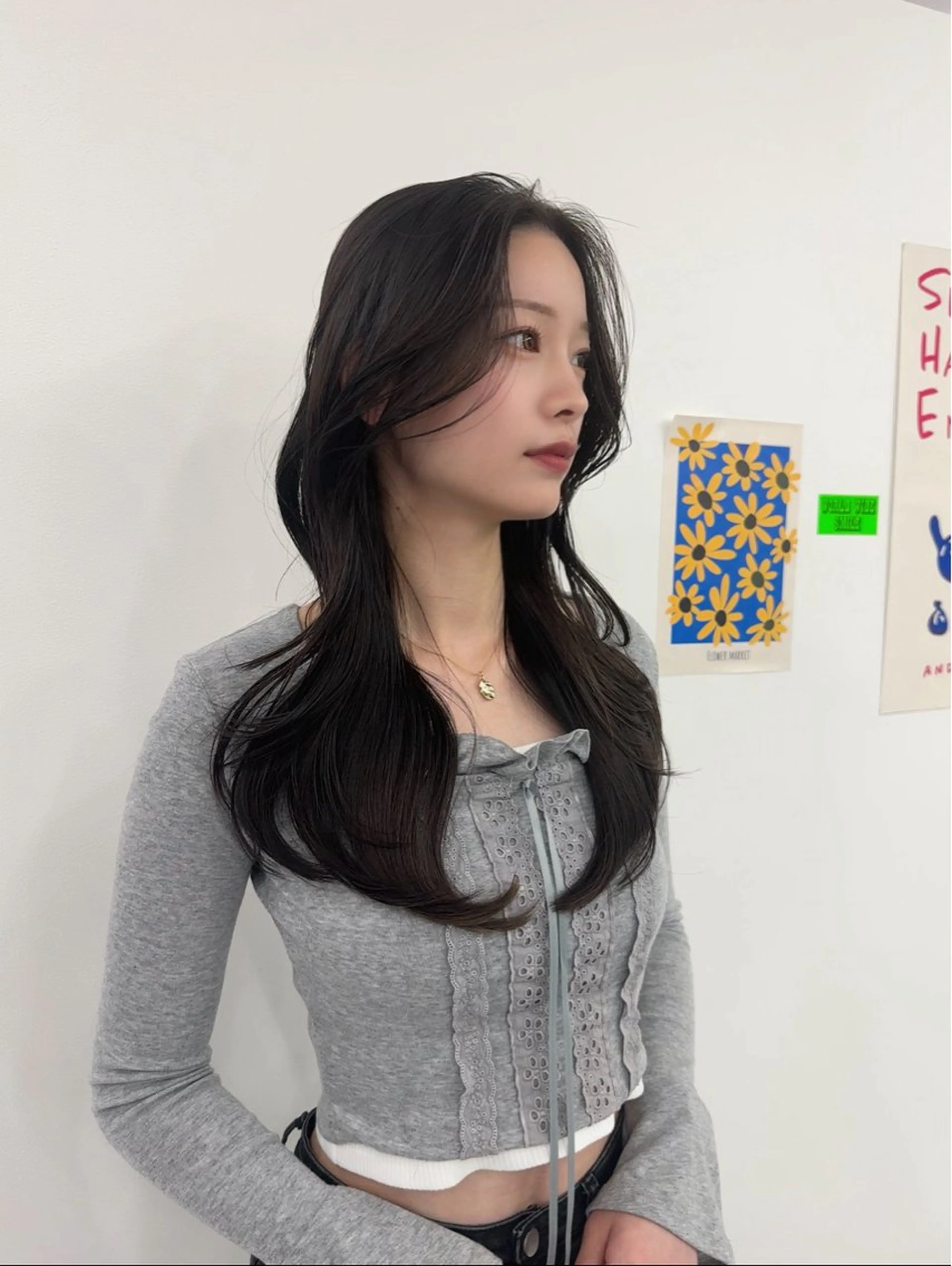 ロング カット トリートメント レイヤー・ブリーチ kiyotoshiのヘアスタイル