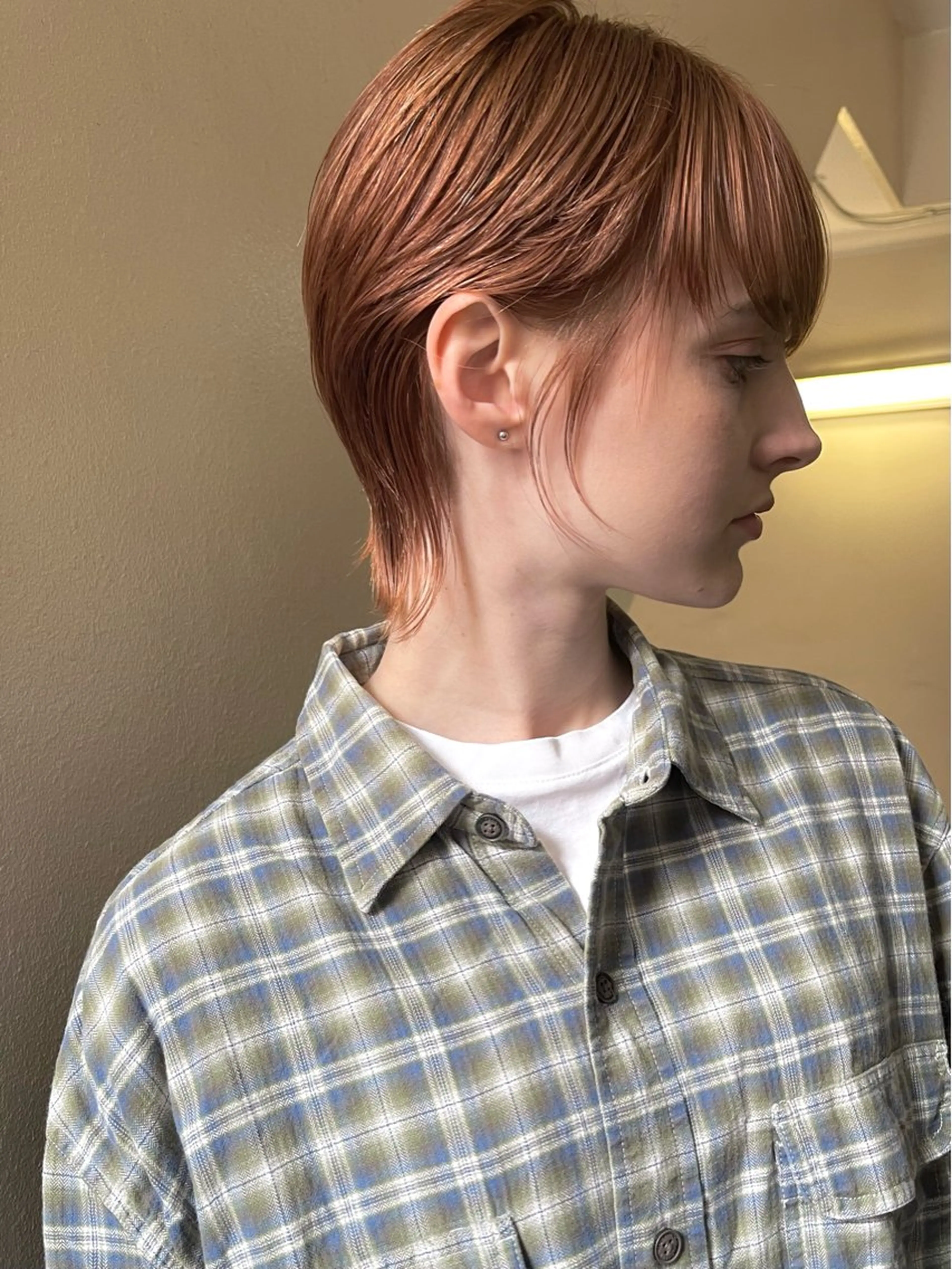 ショート カラー カット ヘアカラー トリートメント ヘアセット 安部佑哉/ハイトーン /レイヤー/ブリーチのヘアスタイル