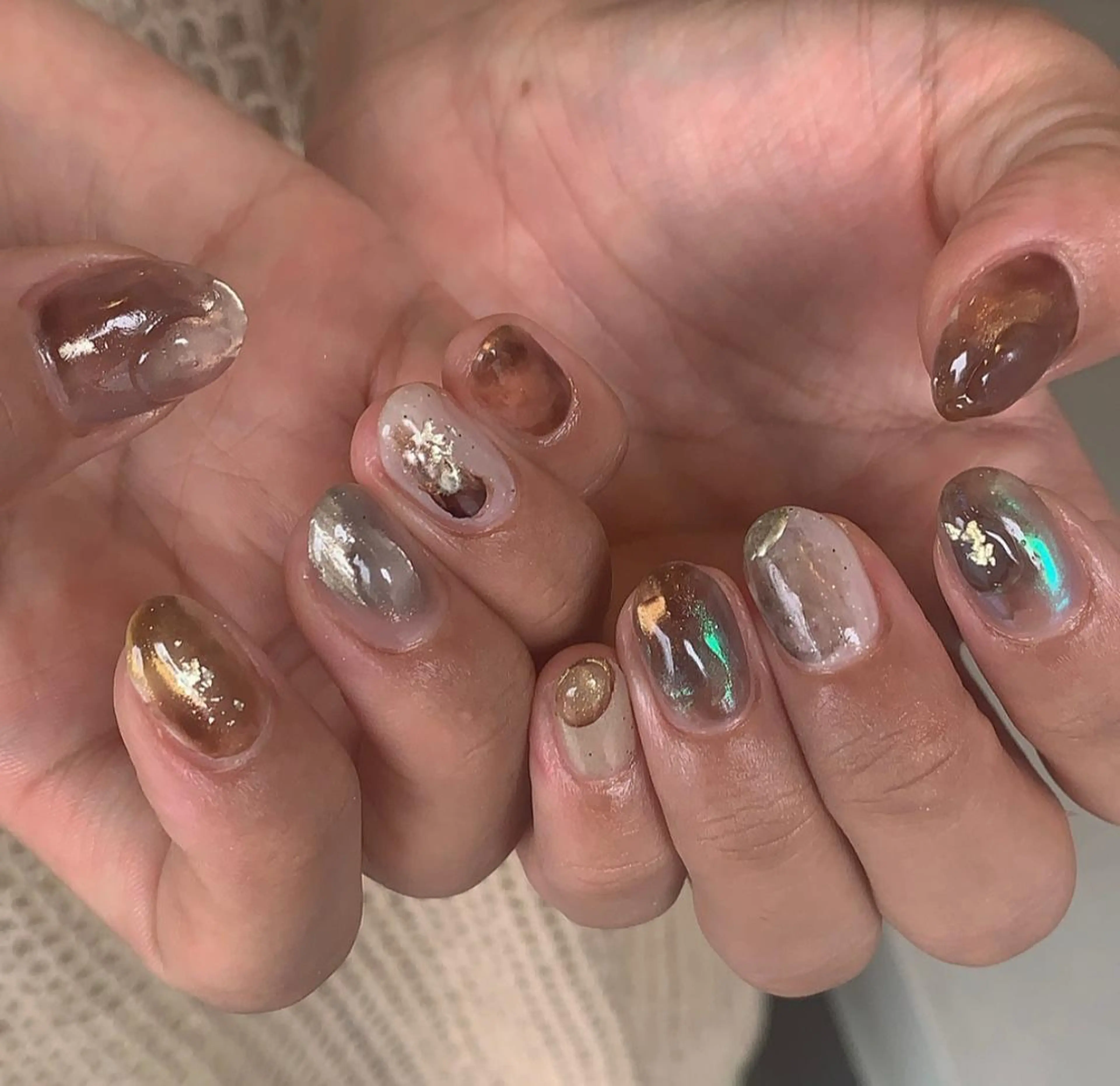 ネイル ハンドネイル にしぐち はるかのネイルデザイン