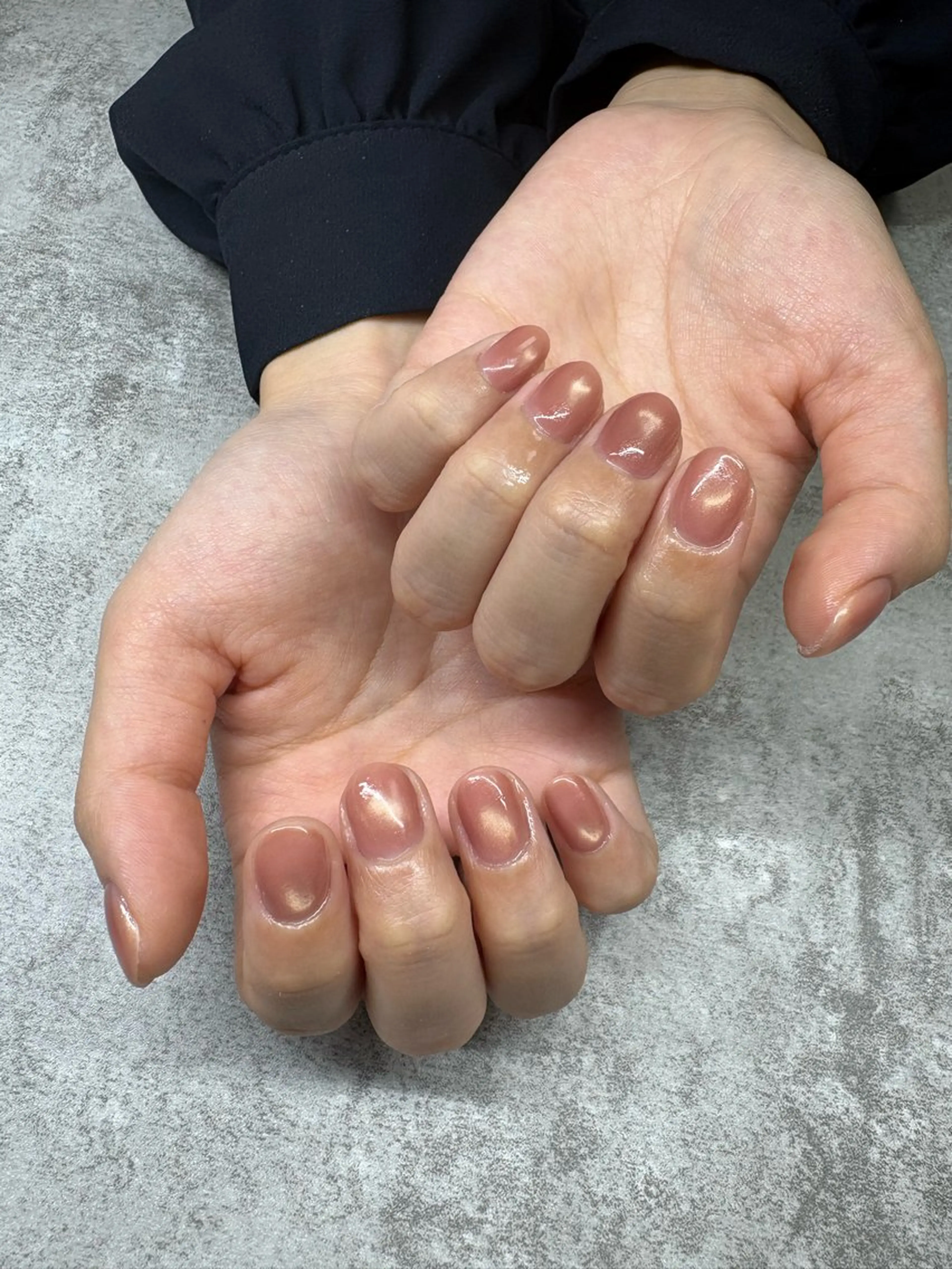 ネイル オーロラネイル ボルドー クリアネイル フラッシュネイル フットネイル ハンドネイル パラジェルフィルイン マグネット/倉持のネイルデザイン