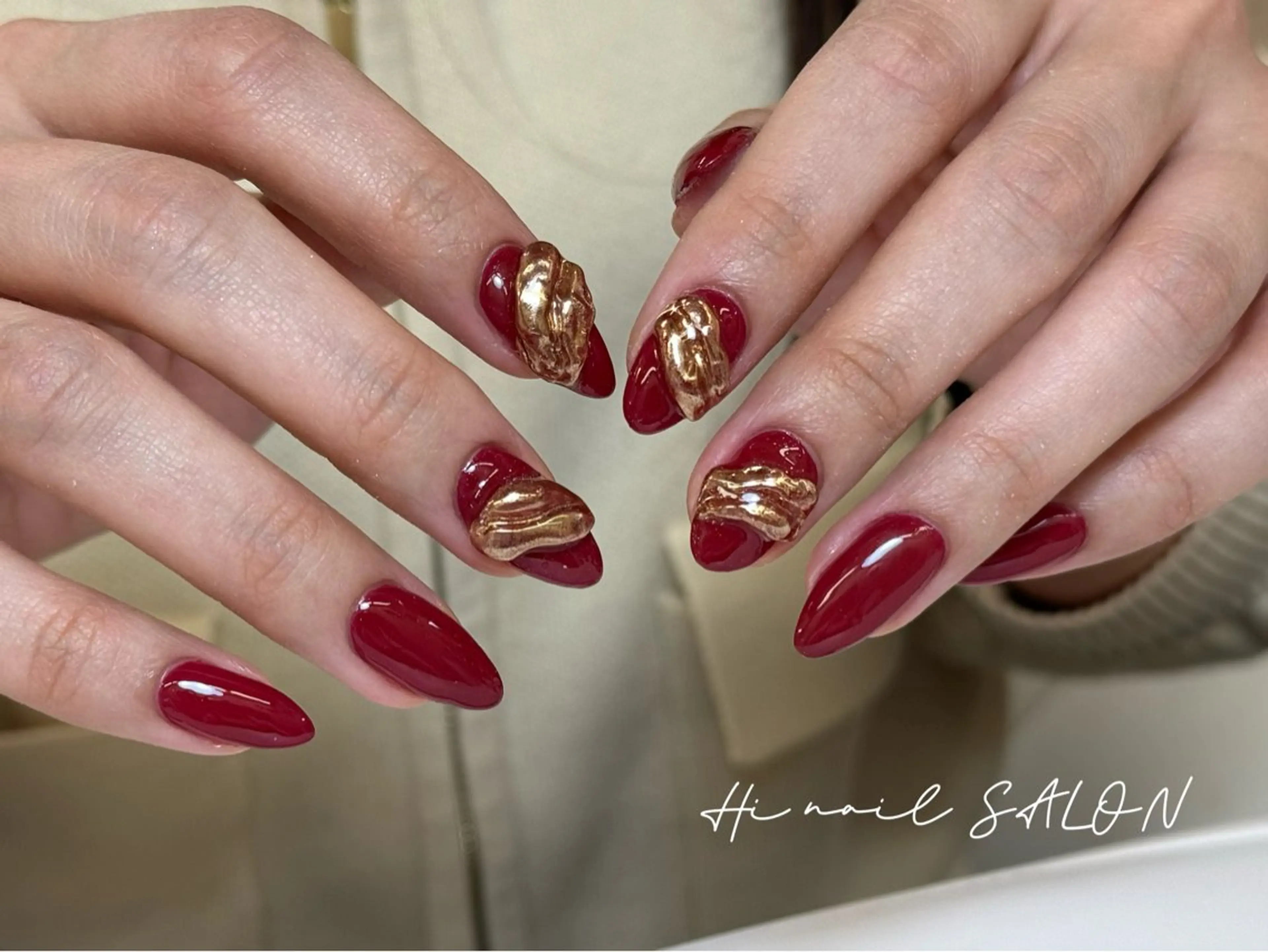 ネイル チークネイル フレンチネイル 韓国ネイル マグネットネイル 持ち込み ハンドネイル Hi nail🎀 池袋kozueのネイルデザイン