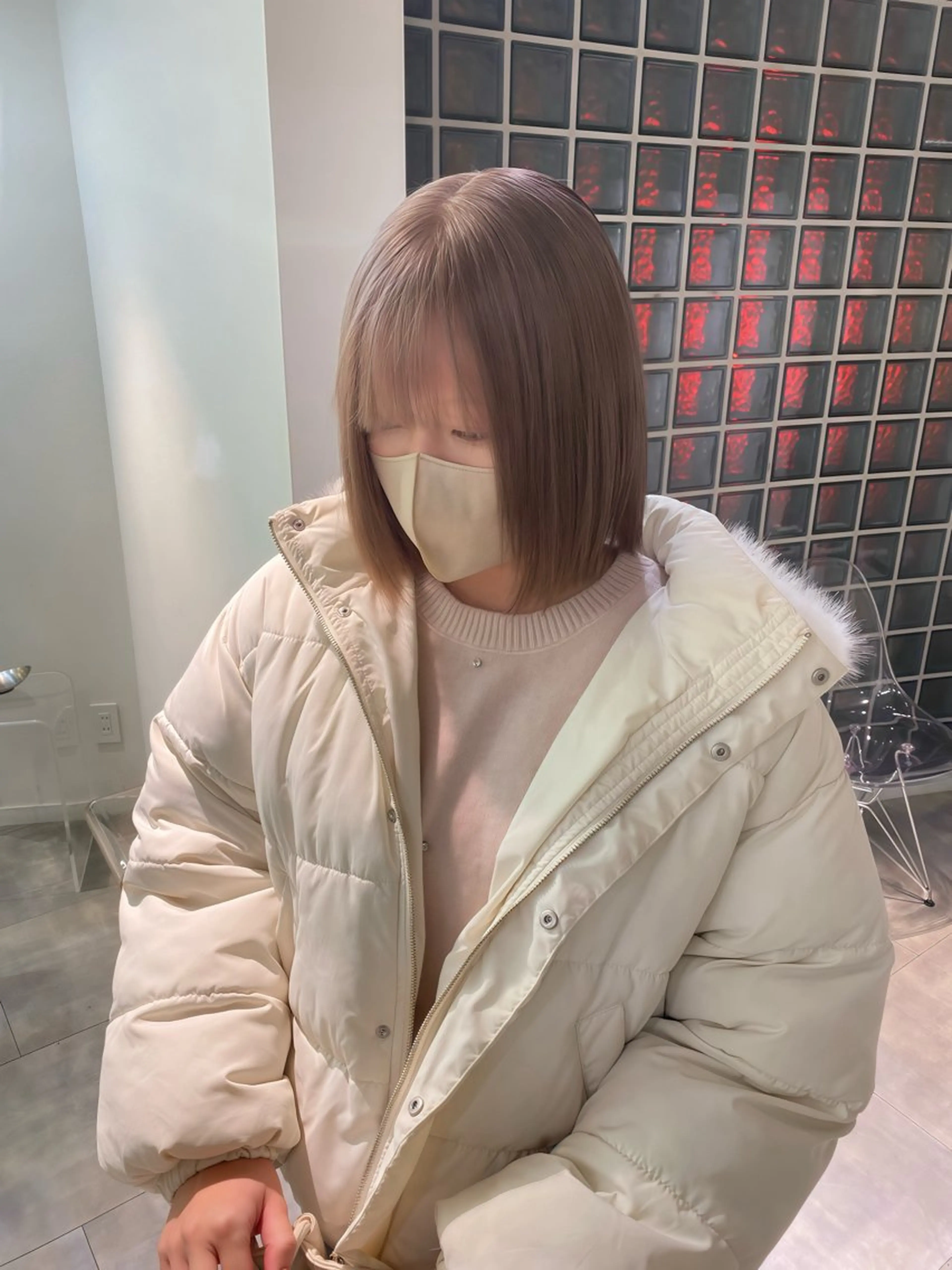 ミディアム 心斎橋/髪質改善 /ブリーチ/ショウマのヘアスタイル