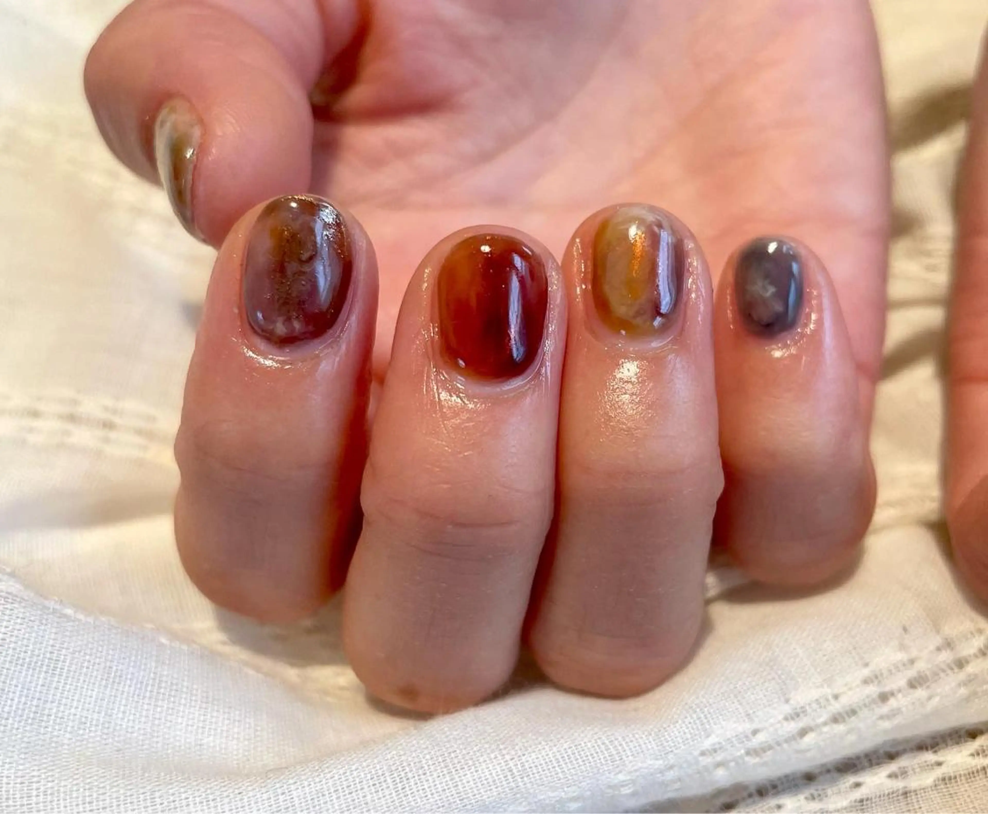 ネイル 甲府市徳行 🧸prunelleのネイルデザイン