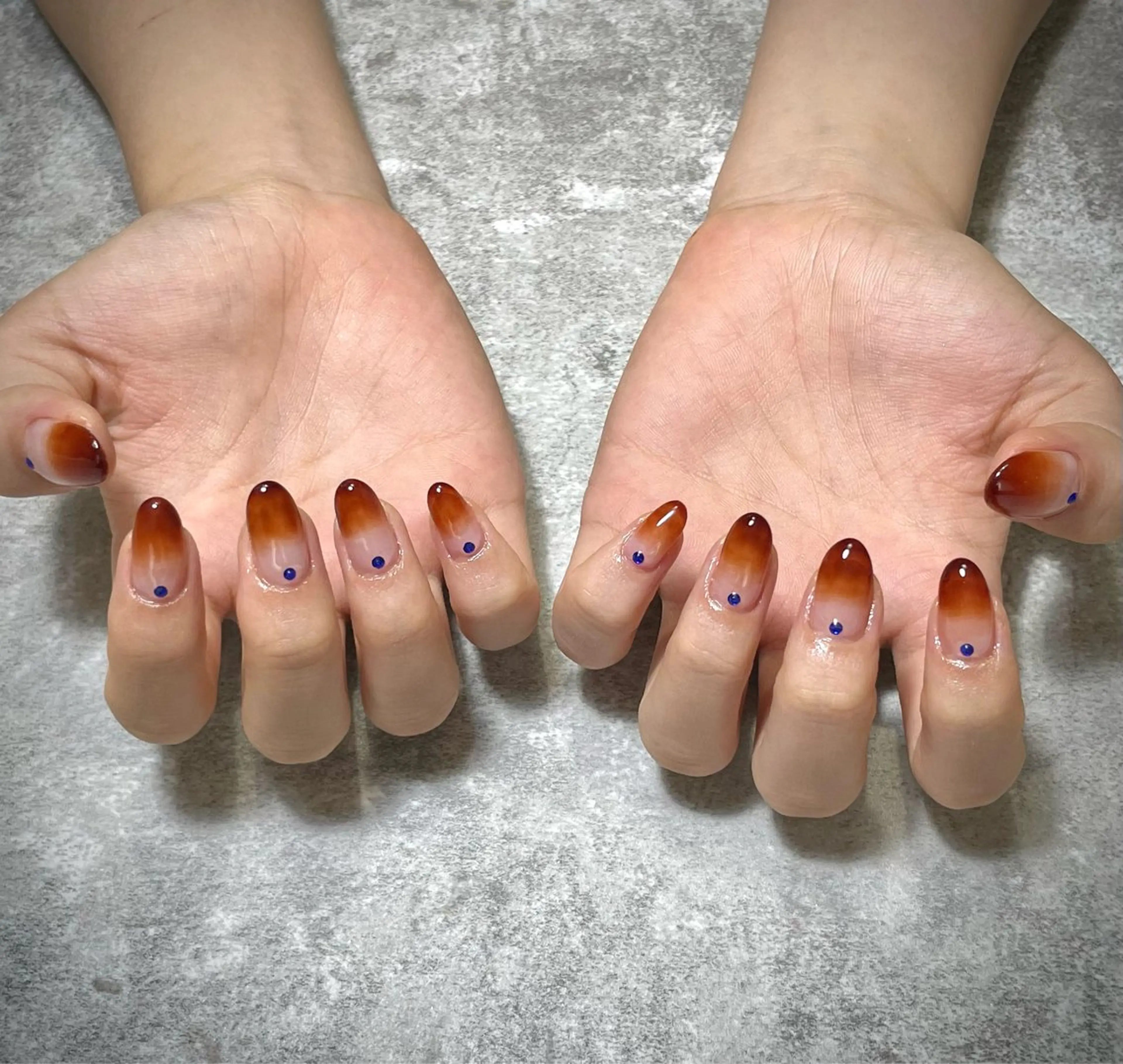 ネイル ブラウン nail moanaのネイルデザイン
