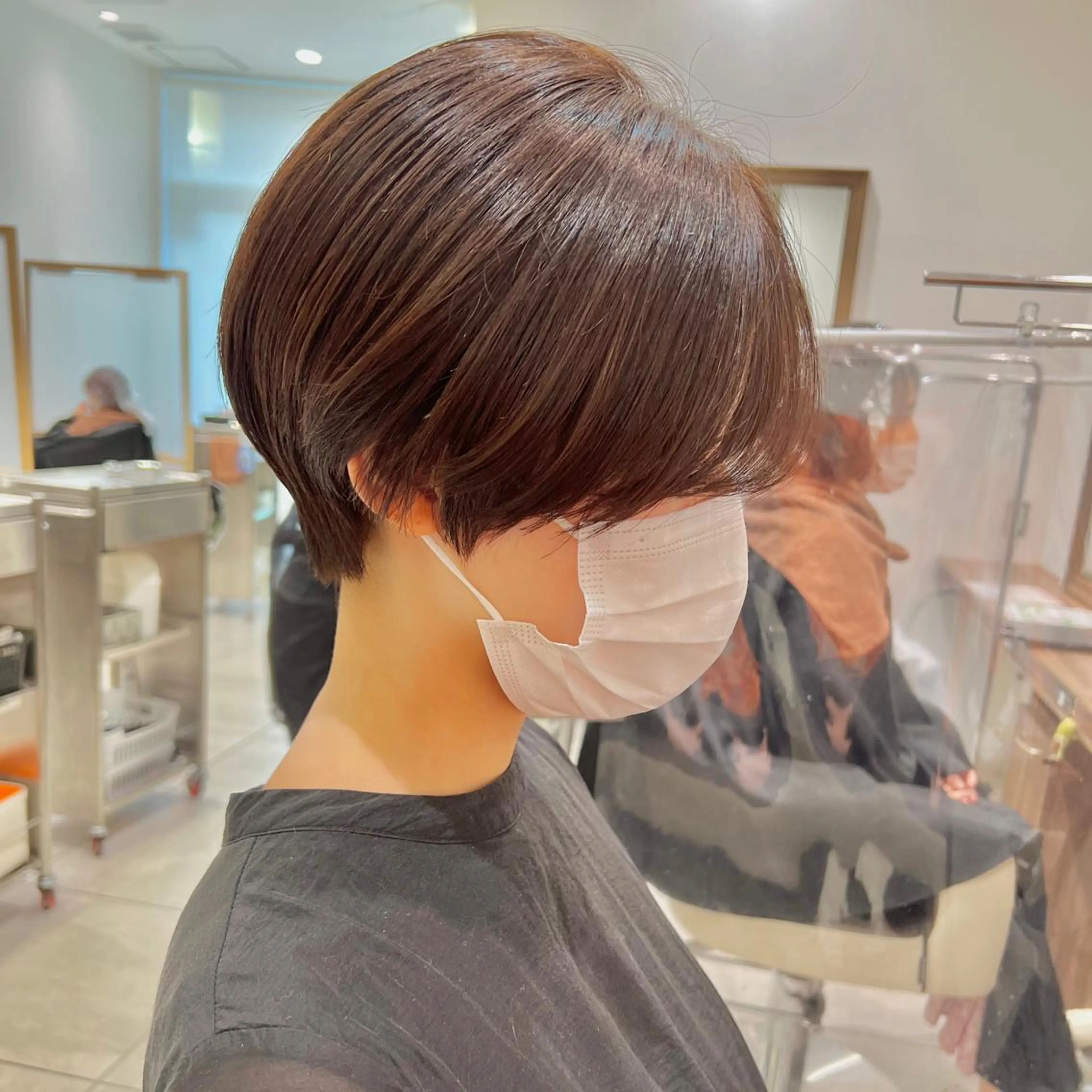 ショート カット ヘアカラー トリートメント 大人ショート/ 高下将一のヘアスタイル