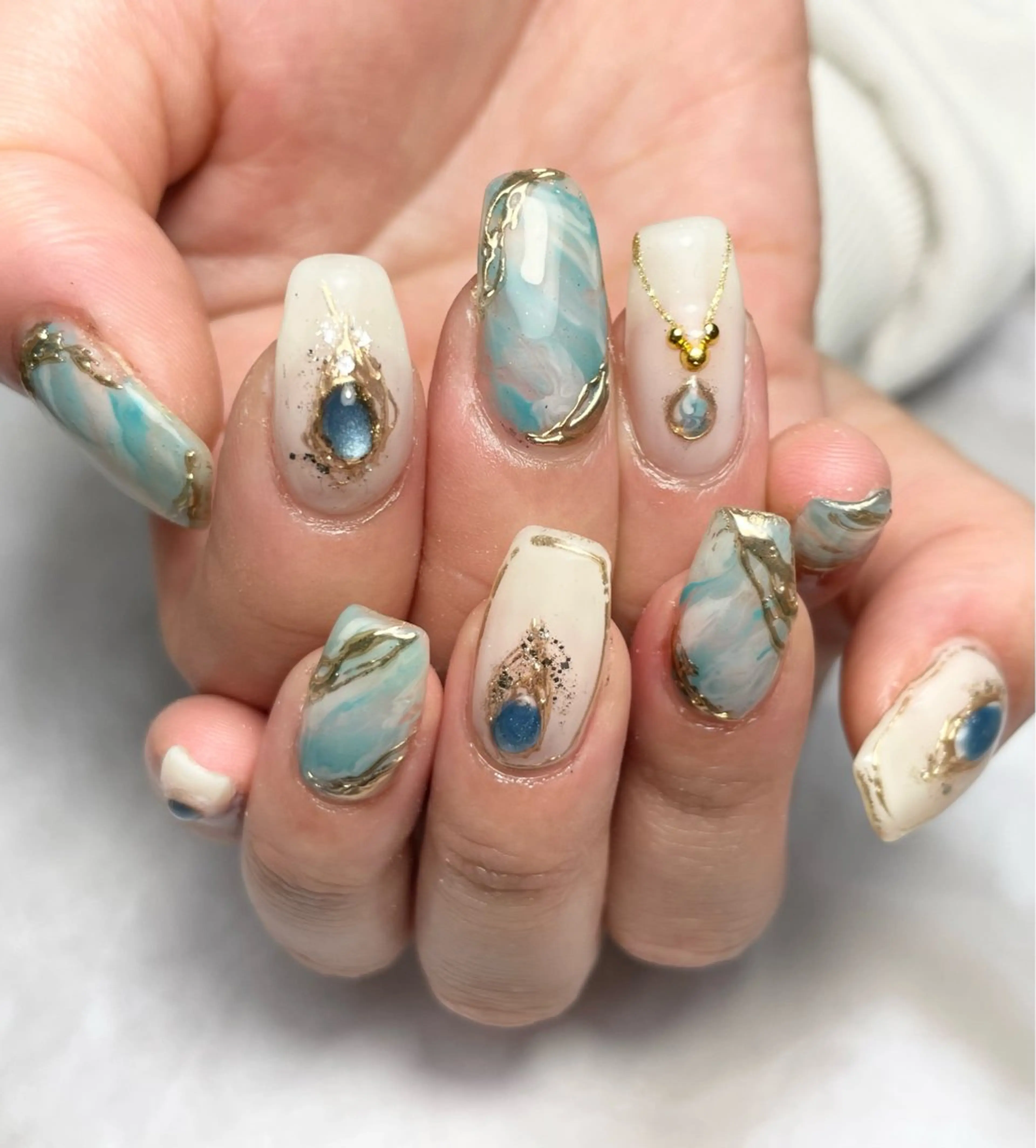 ネイル ハンドネイル BLANC.nail所属・BLANC.nail yuuのネイルデザイン