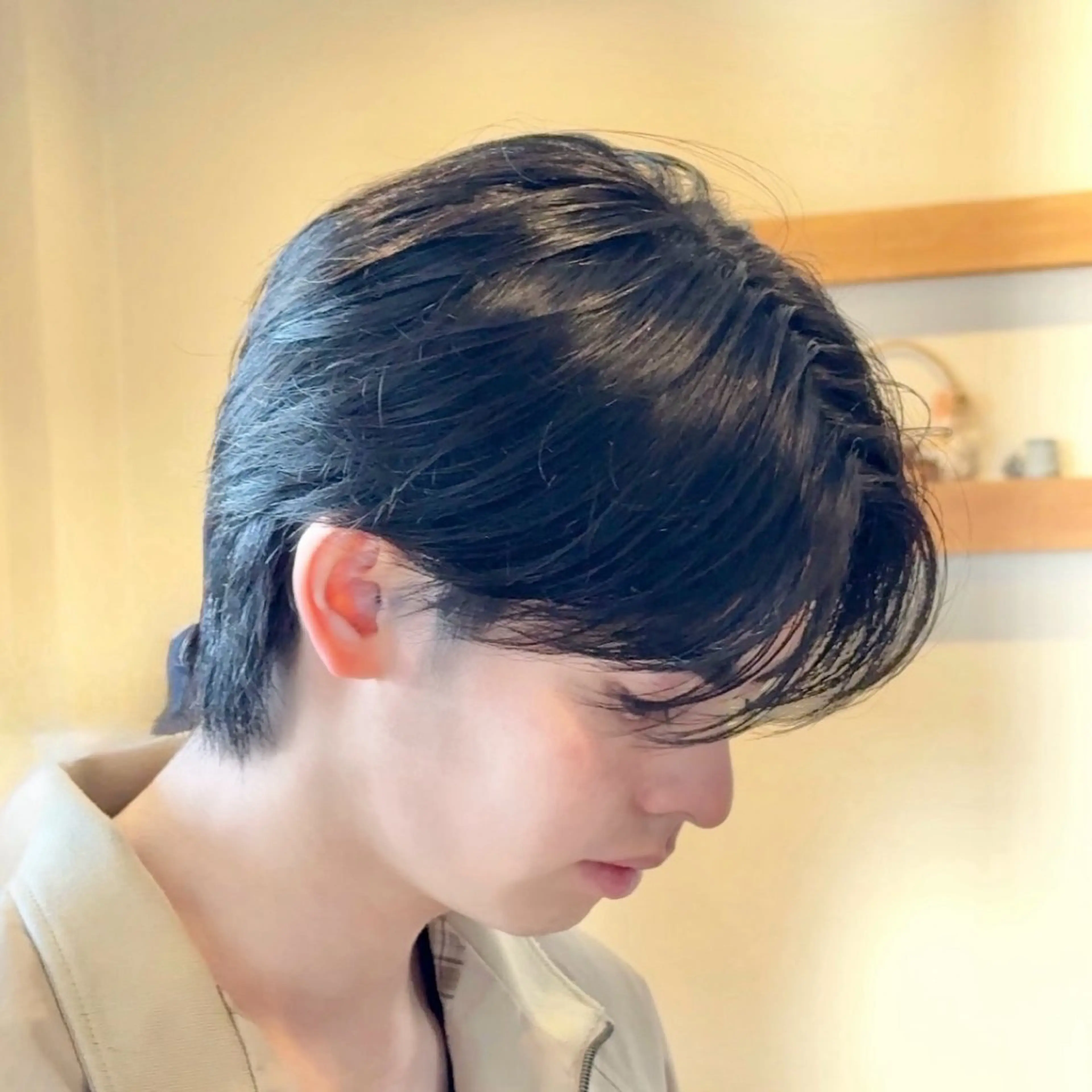 【🇰🇷大人気トレンドメンズカット✨】　センターパート / マッシュ /ウルフ🐺※ｶｯﾄ➕ｼｬﾝﾌﾟｰ➕ﾍｱｾｯﾄの写真