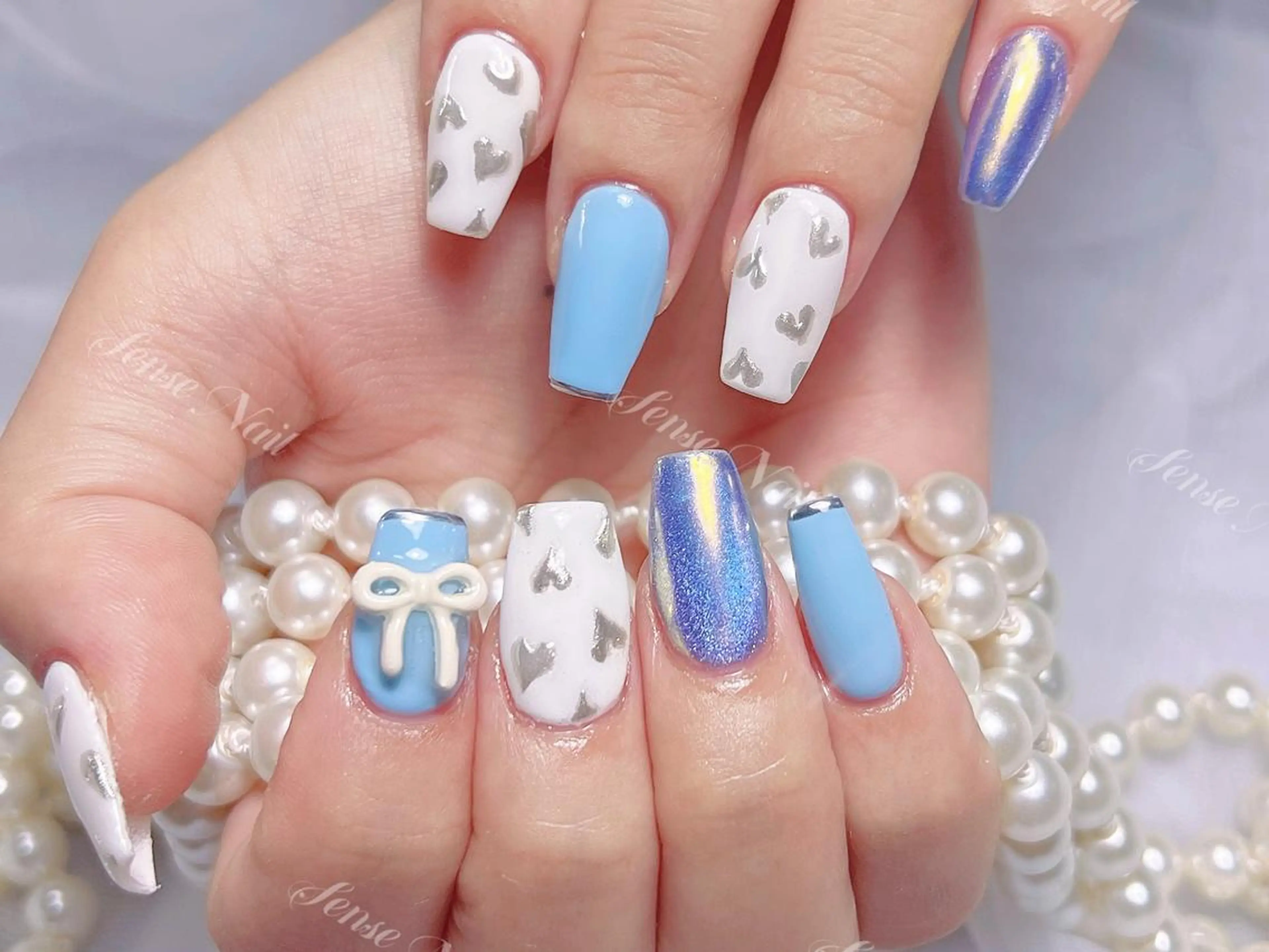 ネイル ハンドネイル ハンドケア 🦋Yumiio 🦋のネイルデザイン