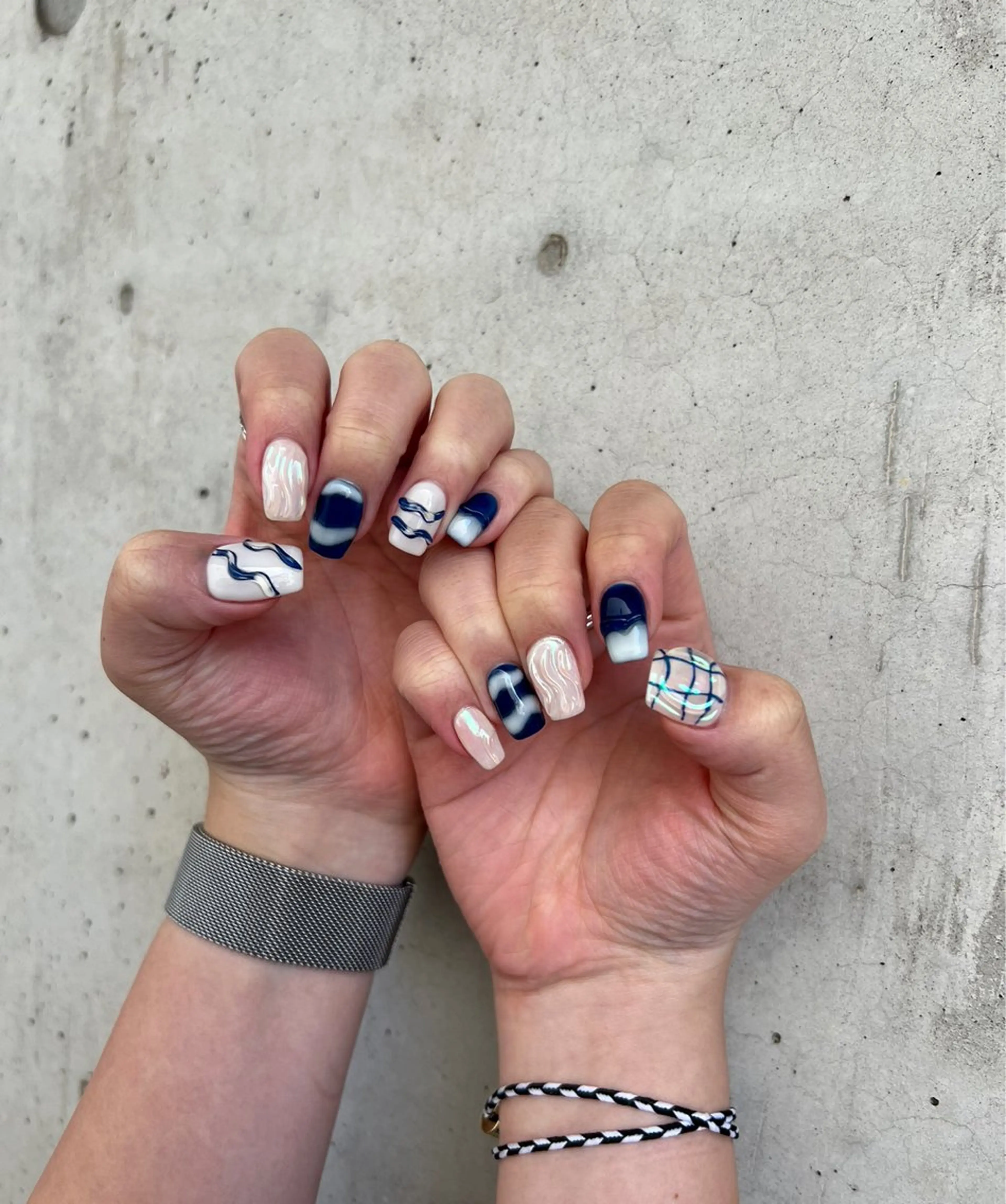 ネイル ミラーネイル 持ち込み ニュアンスネイル Charme. NOBUKOのネイルデザイン