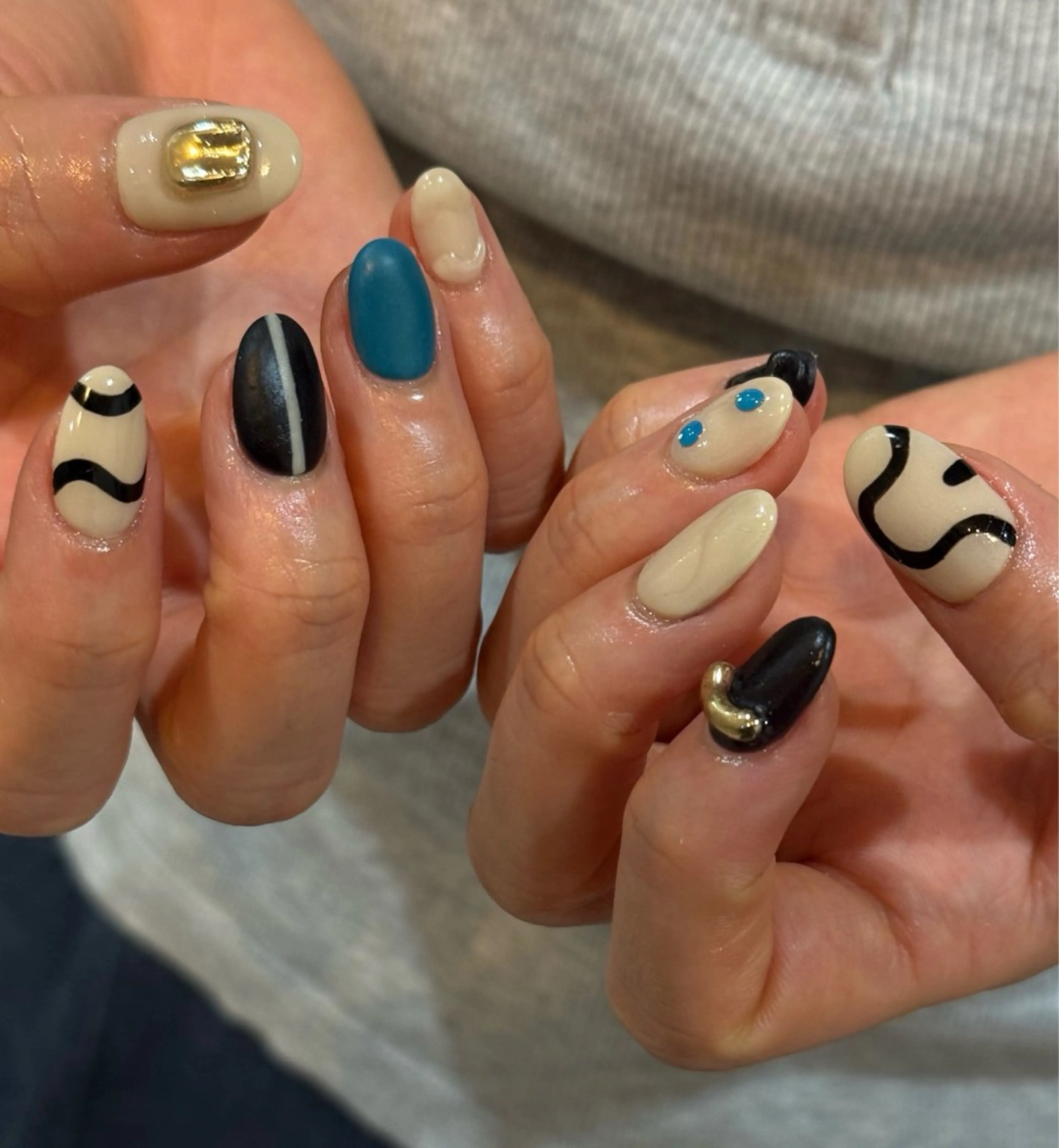 ネイル マットネイル ハンドネイル Blé nailのネイルデザイン