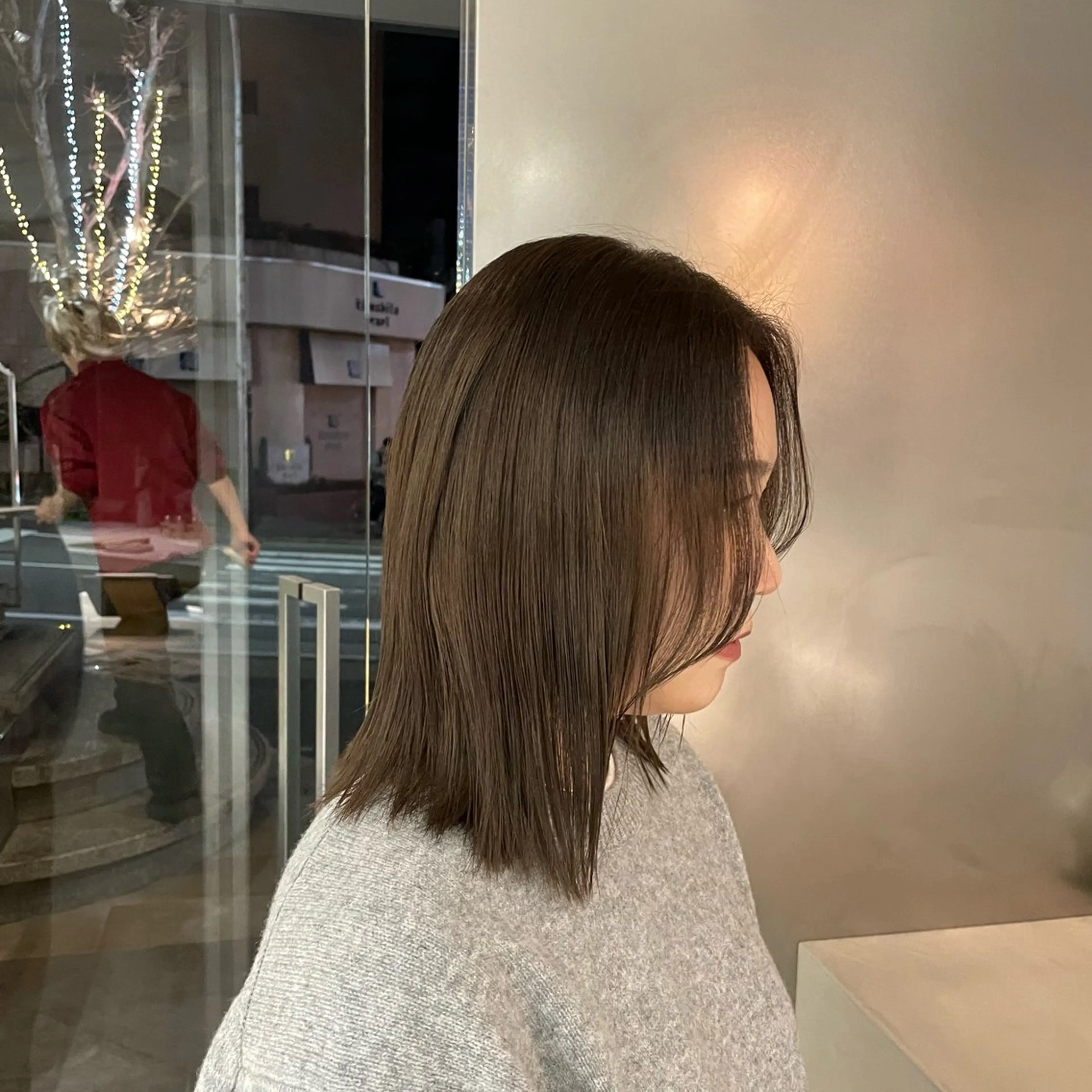 ミディアム カラー ヘアカラー 後藤 香乃のヘアスタイル