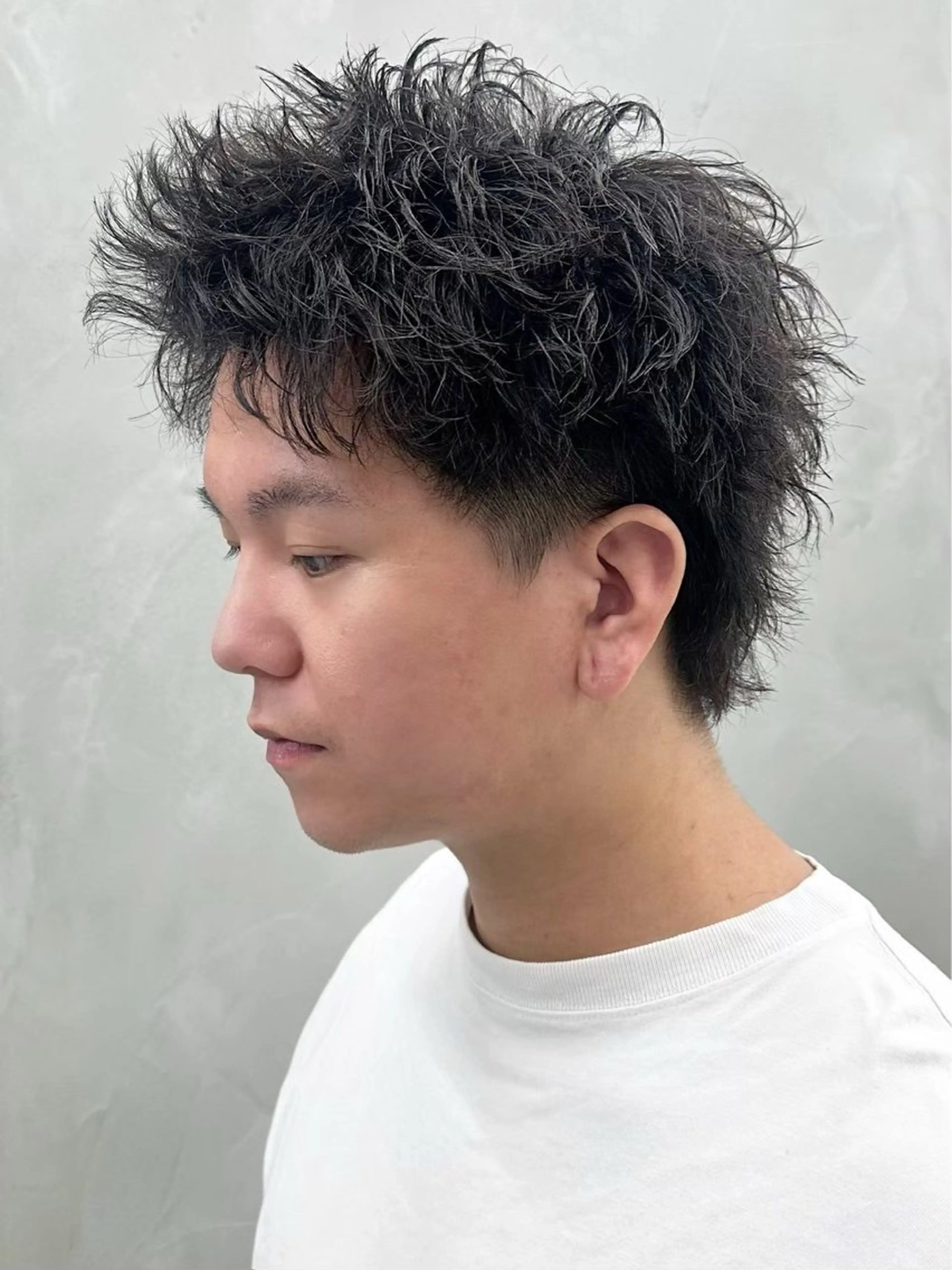 ショート カラー パーマ ✨️メンズ特化波巻き ツイスパ✨️松本真生のヘアスタイル