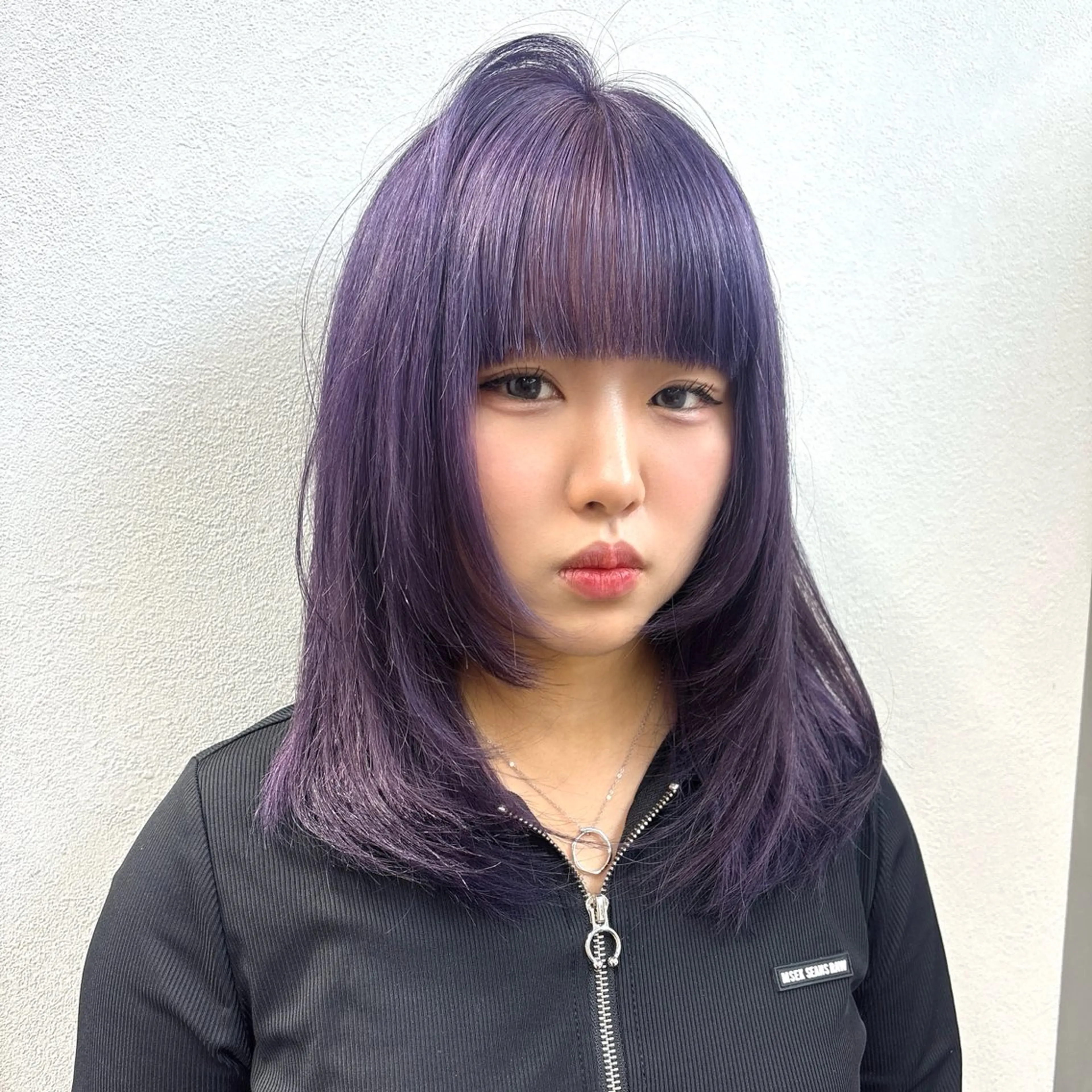 セミロング カラー ヘアカラー トリートメント ハイトーン ayane💖のヘアスタイル
