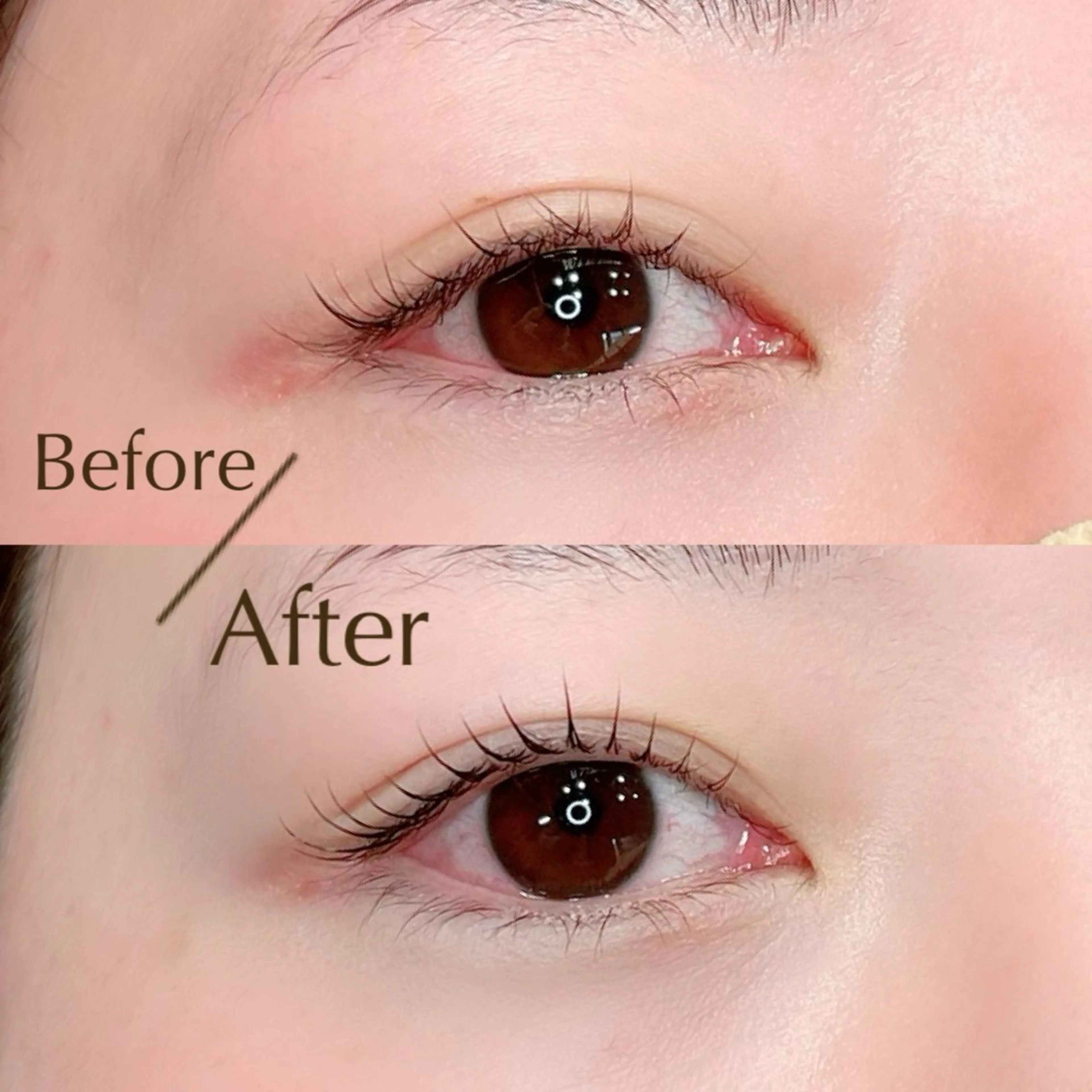 マツエク・マツパ パリジェンヌラッシュリフト 一重×まつ毛パーマ Eye lashのマツエク・マツパデザイン