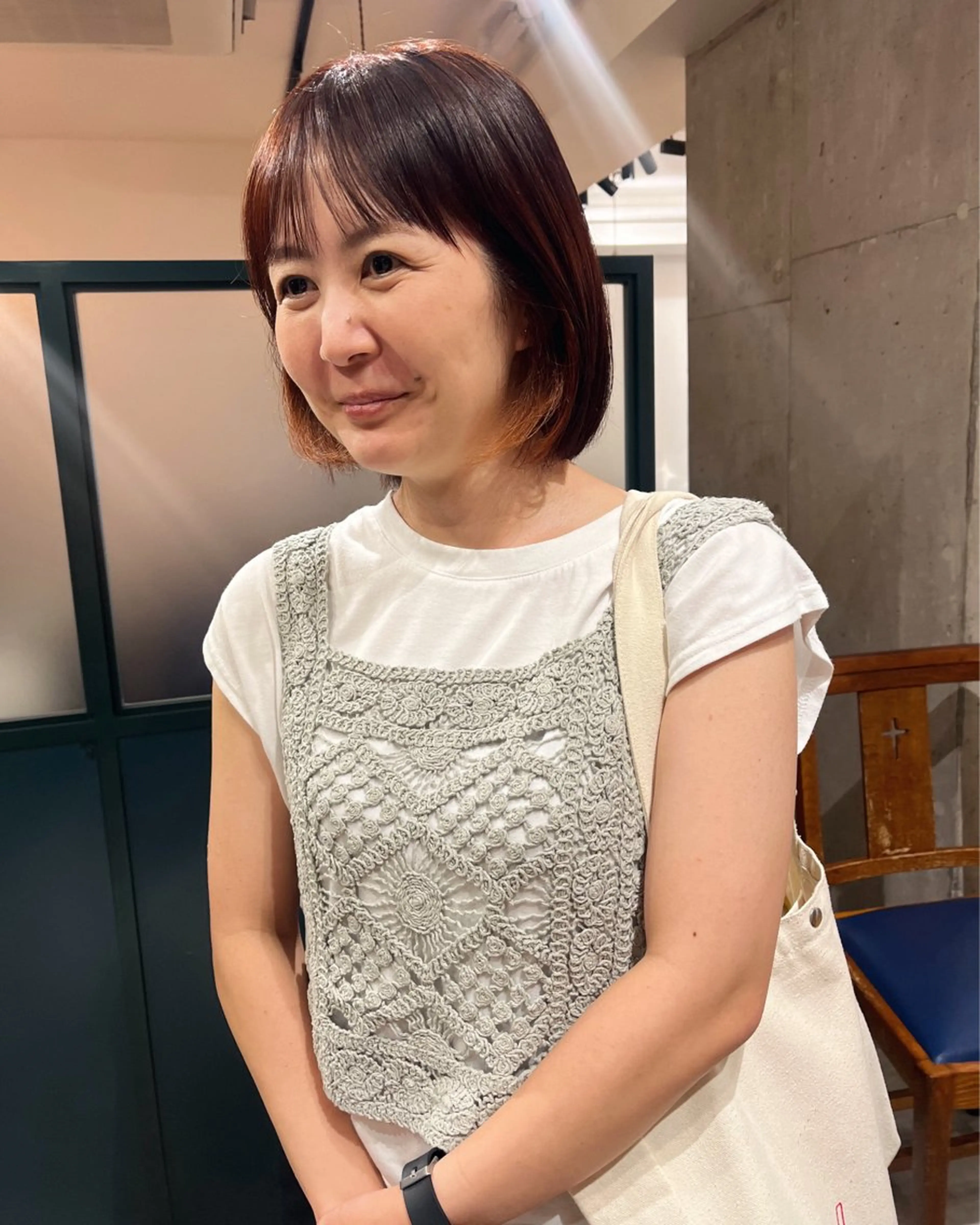 カラー 暖色/パーマ 🌼クニトウメイのヘアスタイル