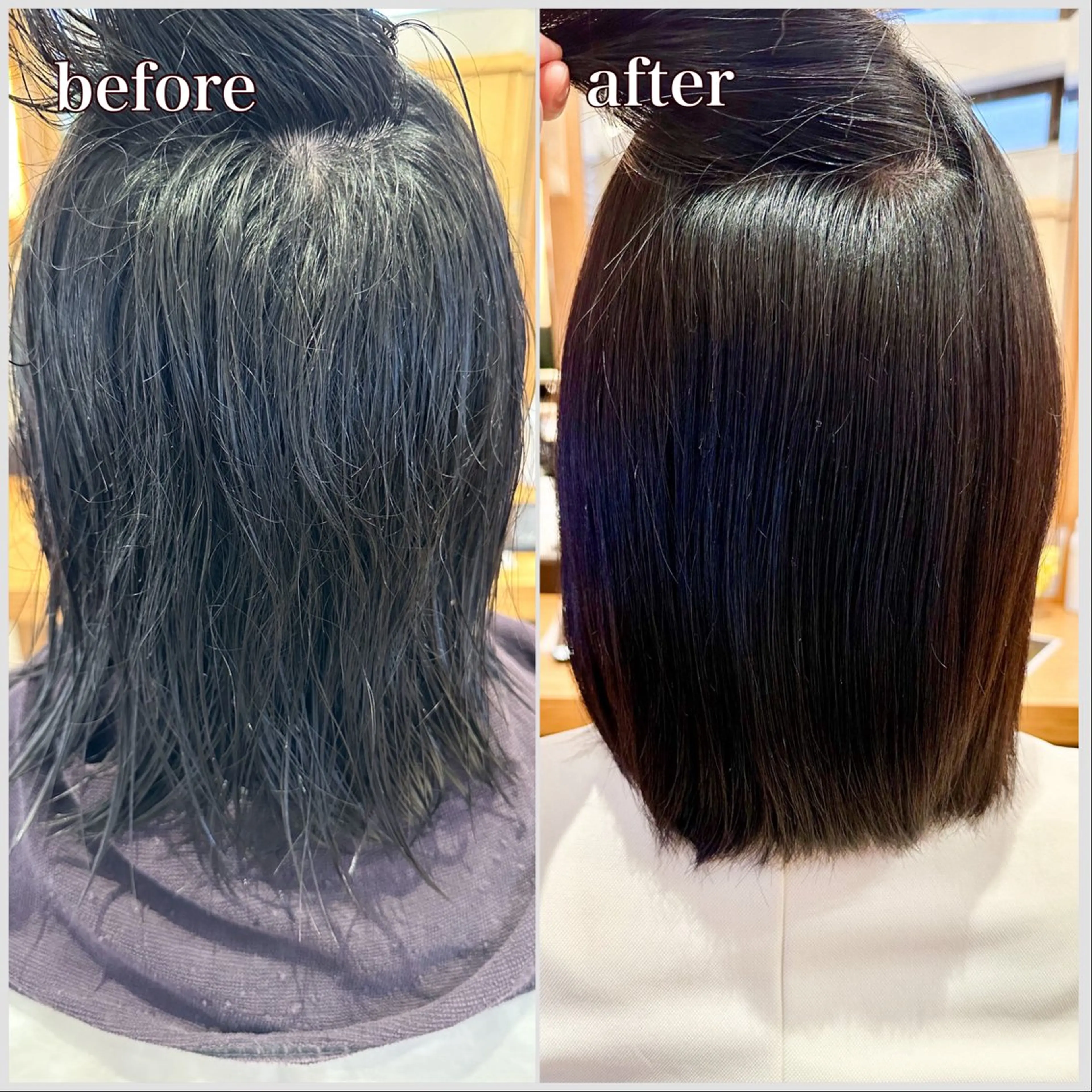【50%off】髪質改善ストレート トリートメント込の写真