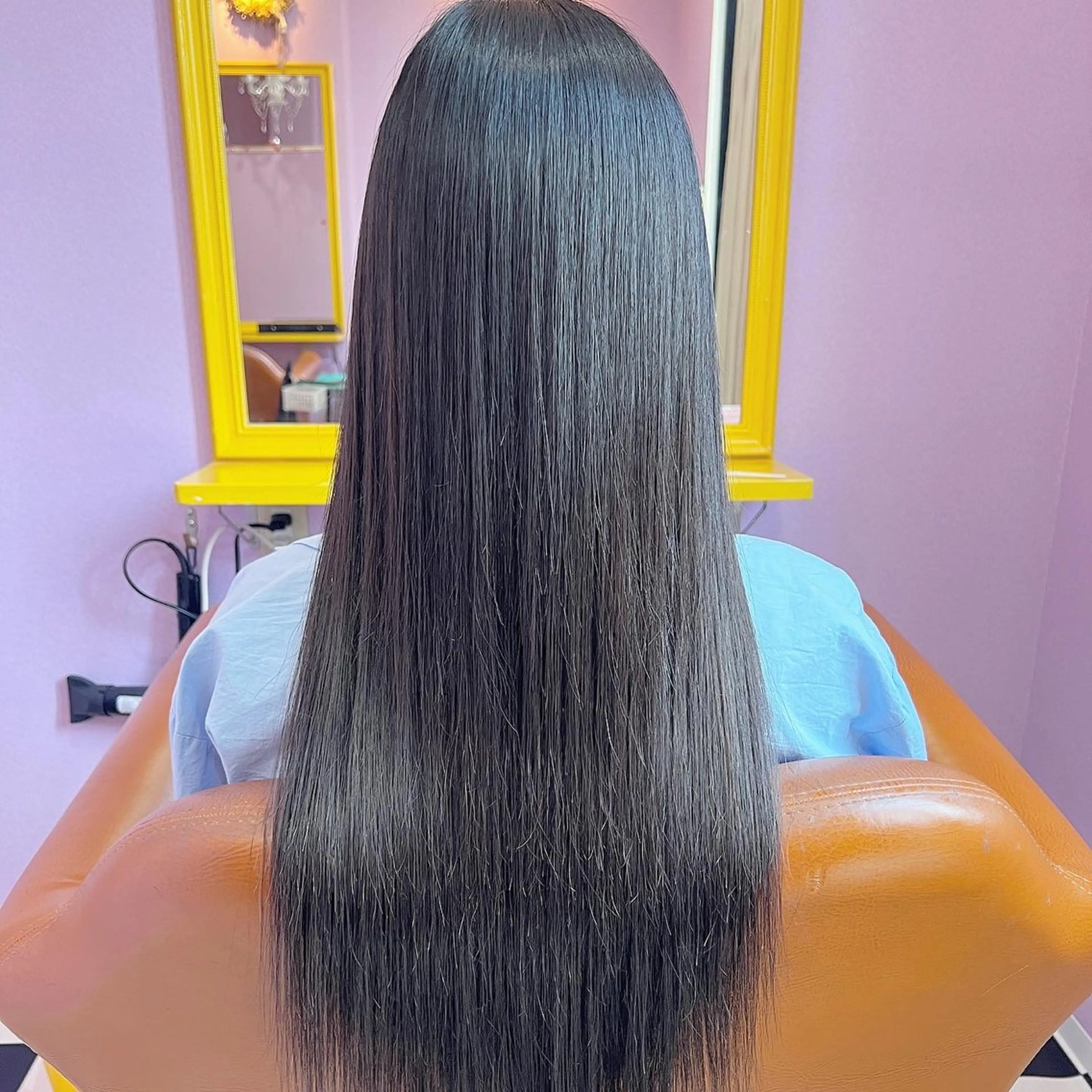 ロング ちび編み込みエクステ YUMA🐮のヘアスタイル