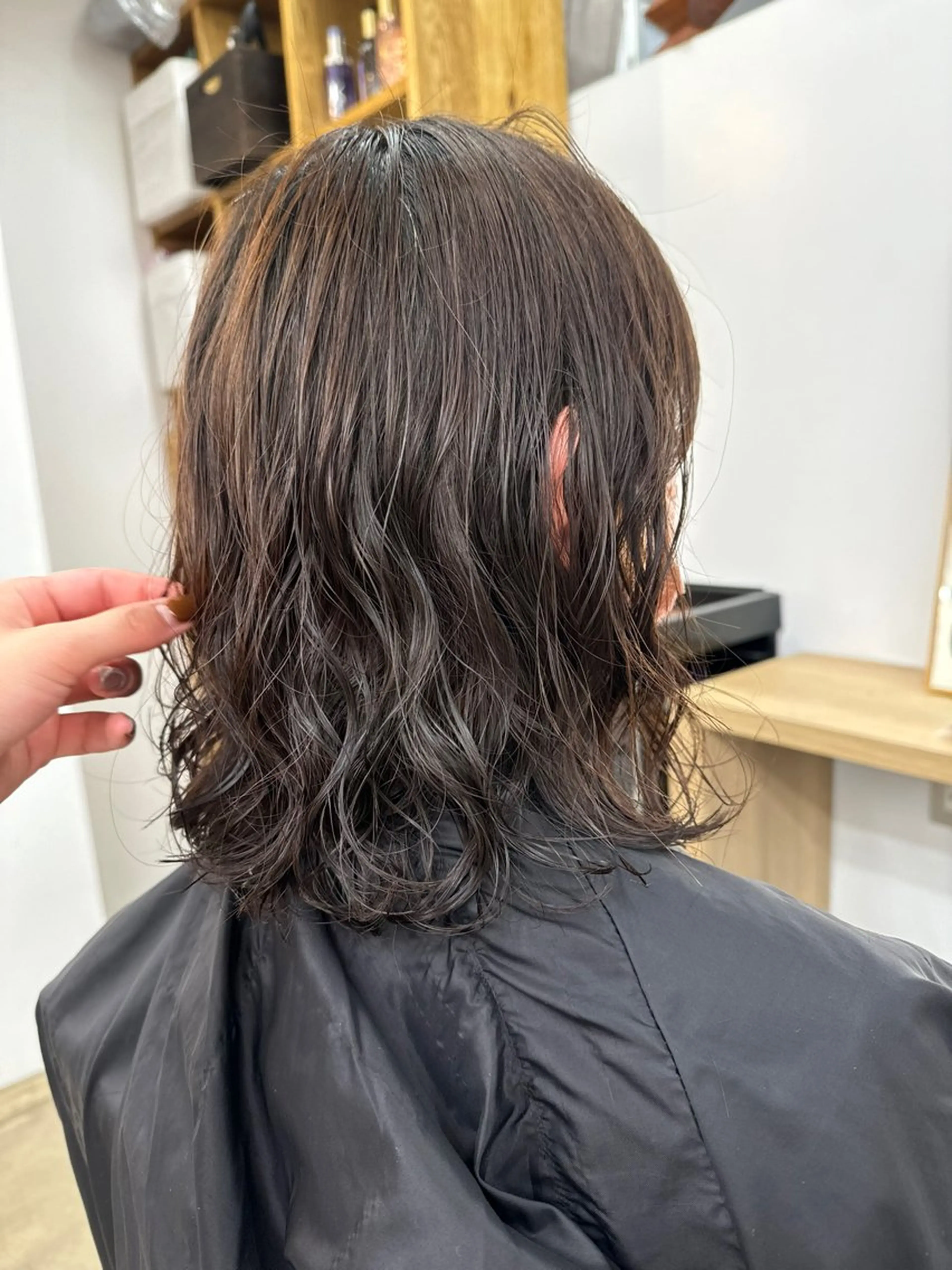 パーマ nana🫧池袋 レイヤーボブ/パーマのヘアスタイル