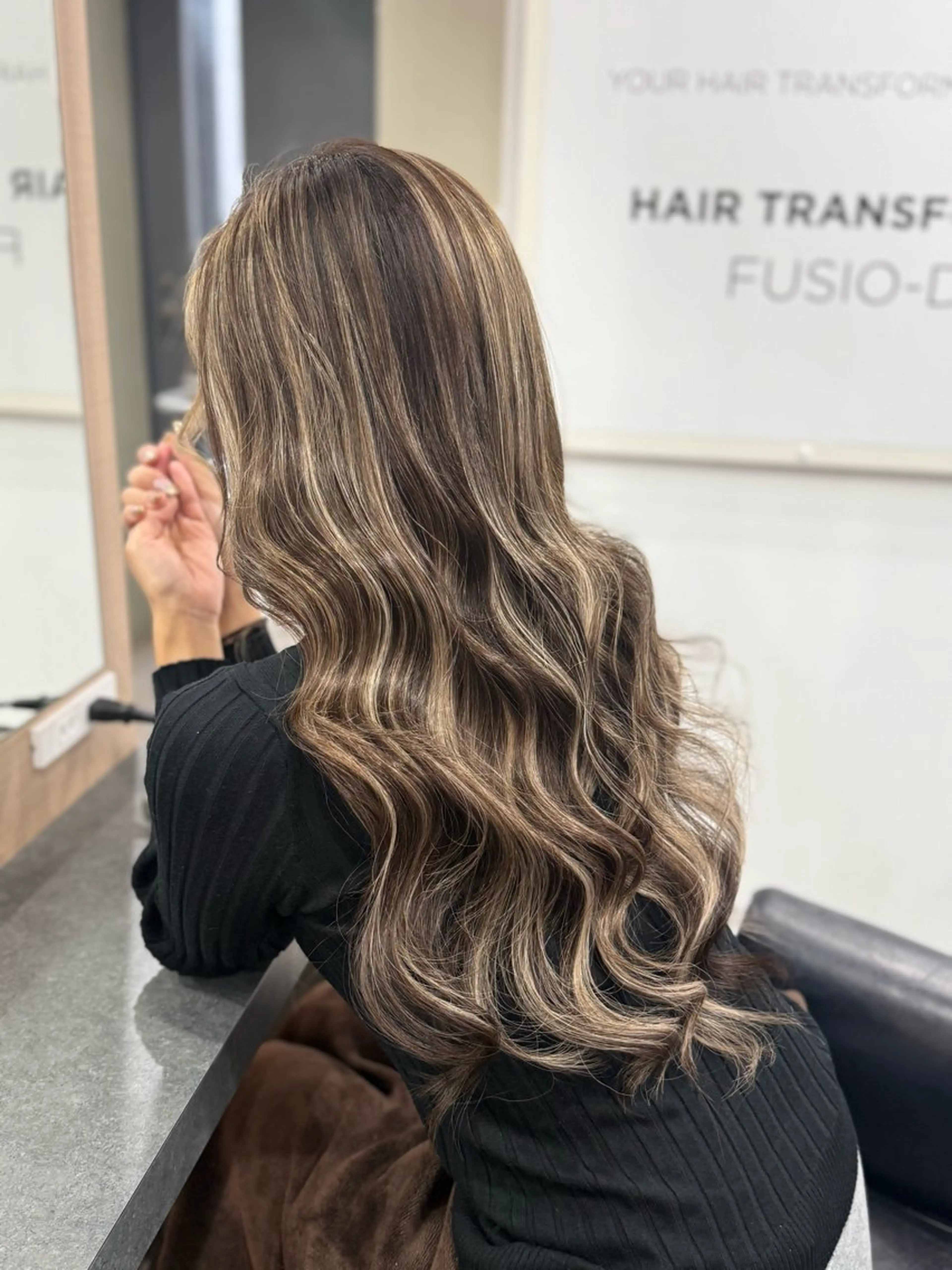 ロング カット エクステ 横浜/ケアブリーチ /人毛エクステのヘアスタイル