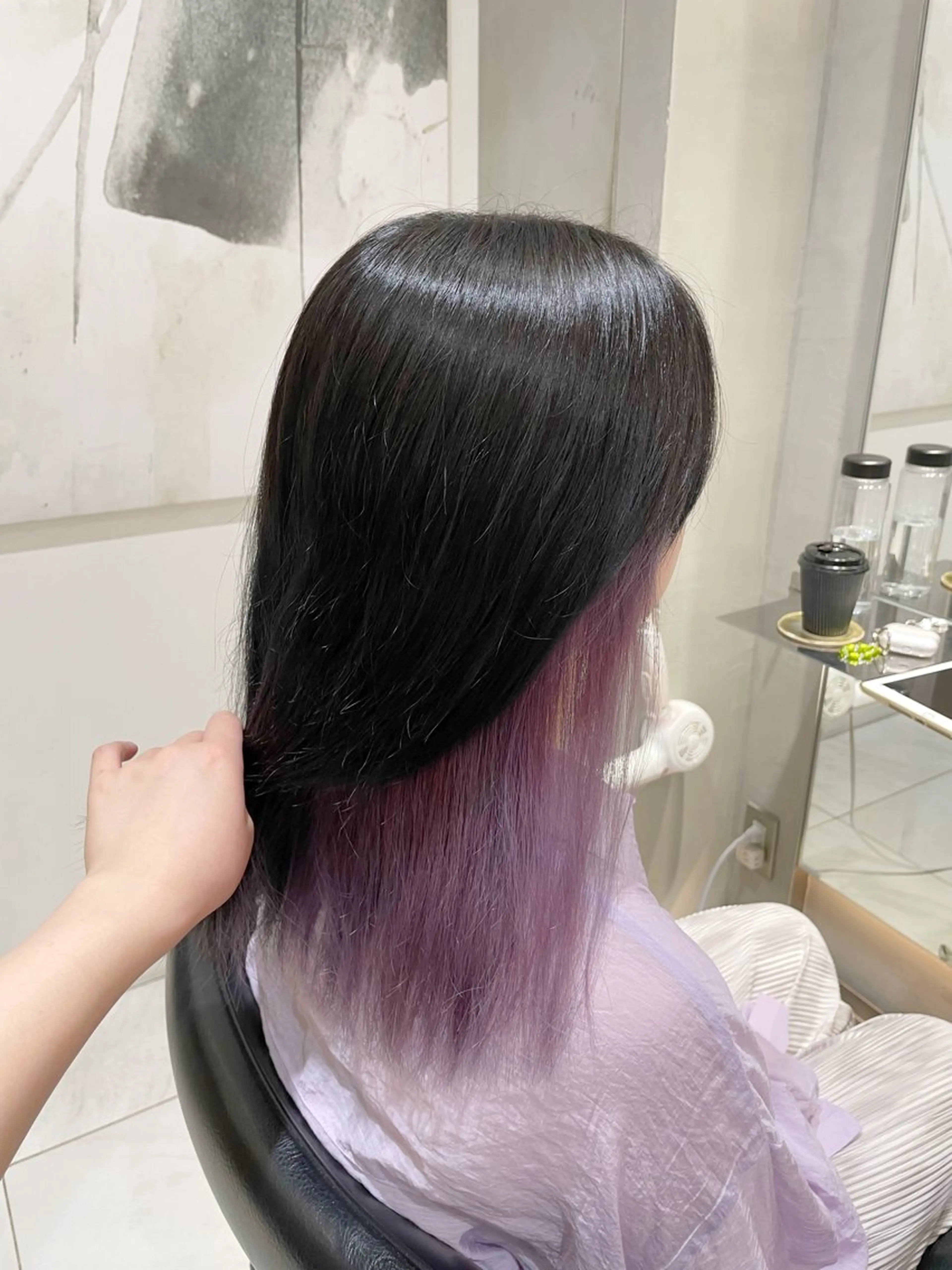 ミディアム カラー ヘアアレンジ 艶髪/レイヤーカット 🐣misakiのヘアスタイル