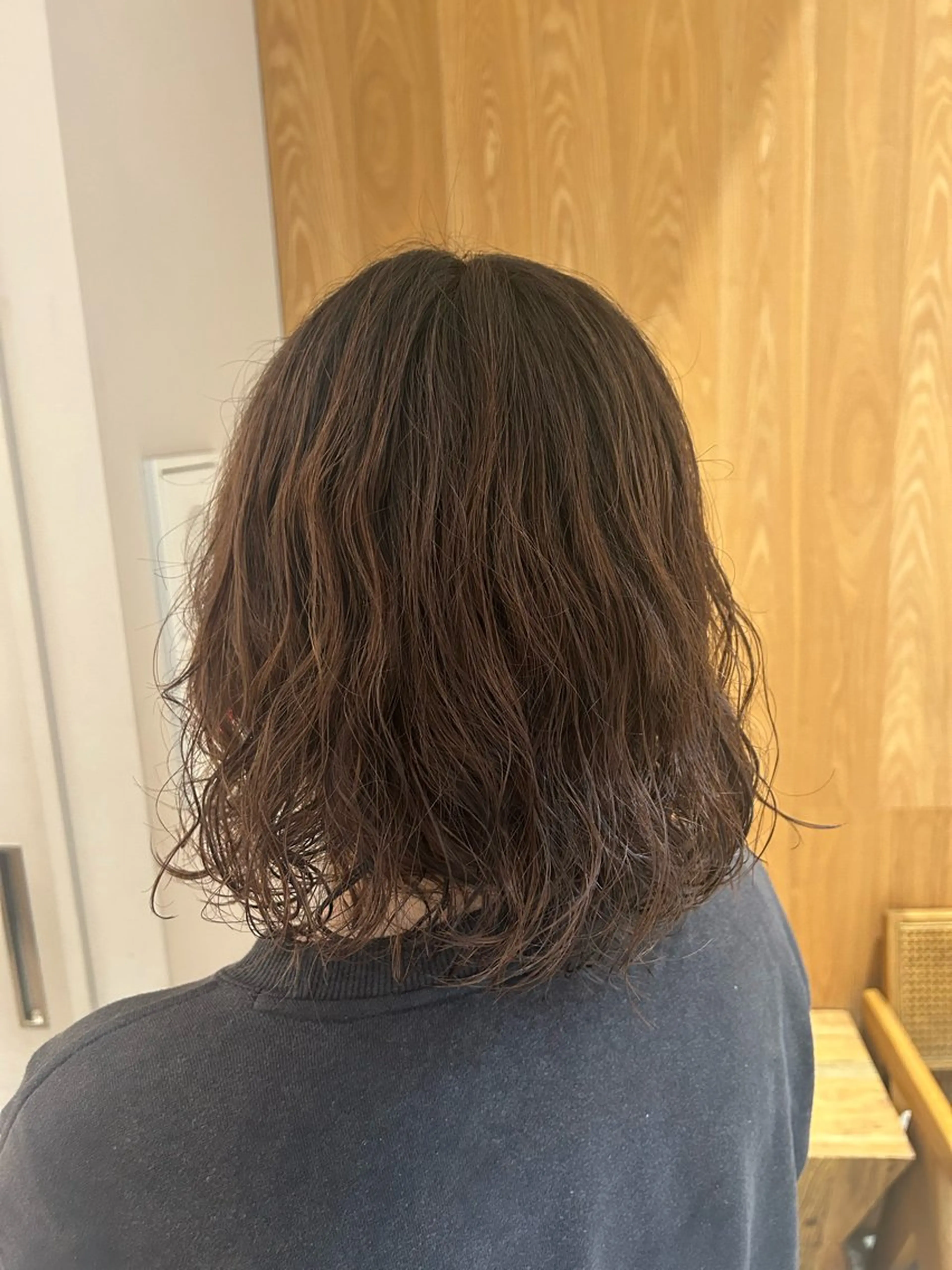 ミディアム パーマ ミディアムパーマ トリートメント カット トリートメント ⭐️上田 悠⭐️のヘアスタイル