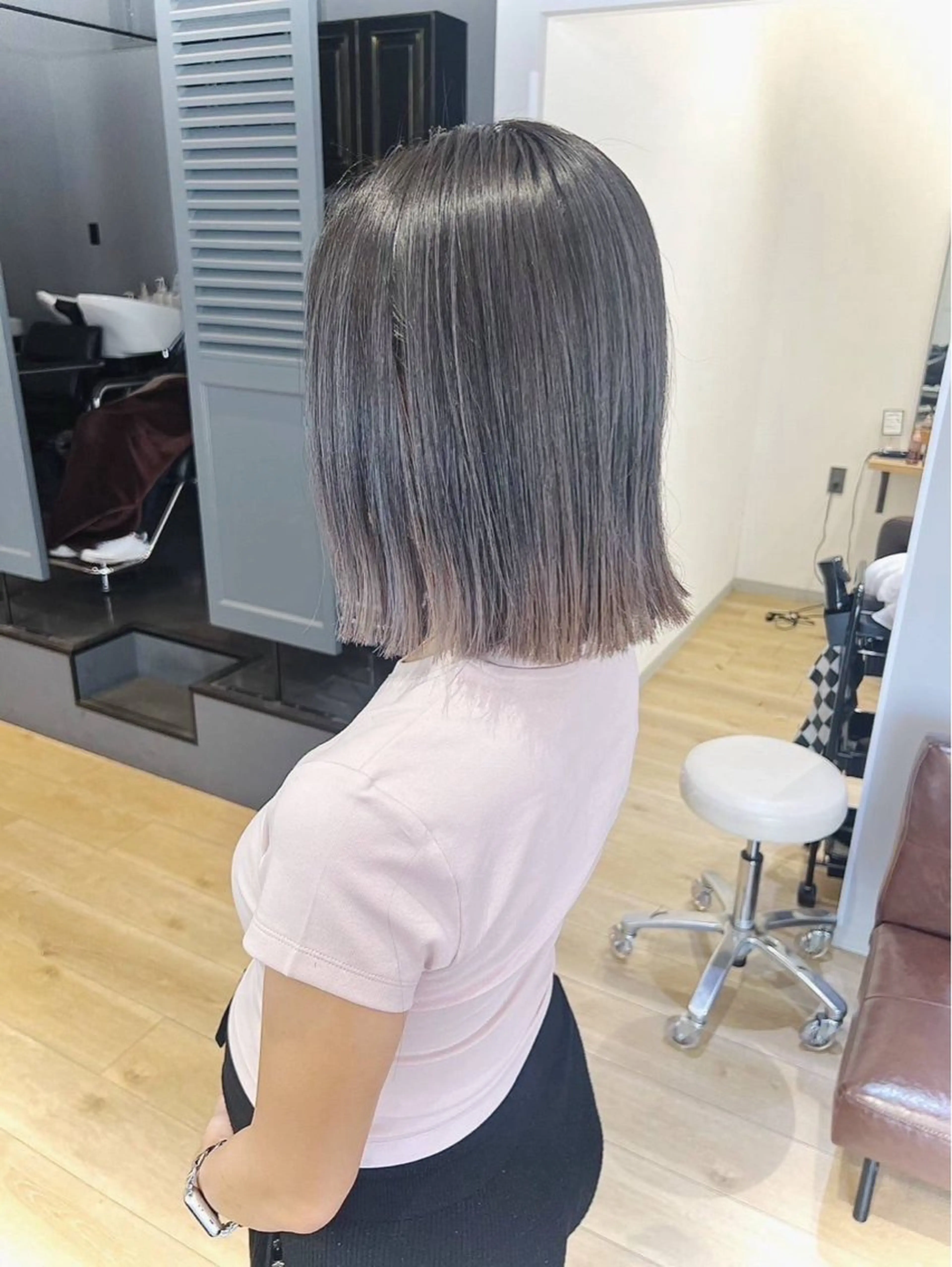 ミディアム カラー ヘアカラー Chere by azuri所属・レイヤー/ショート chere狭山のヘアスタイル