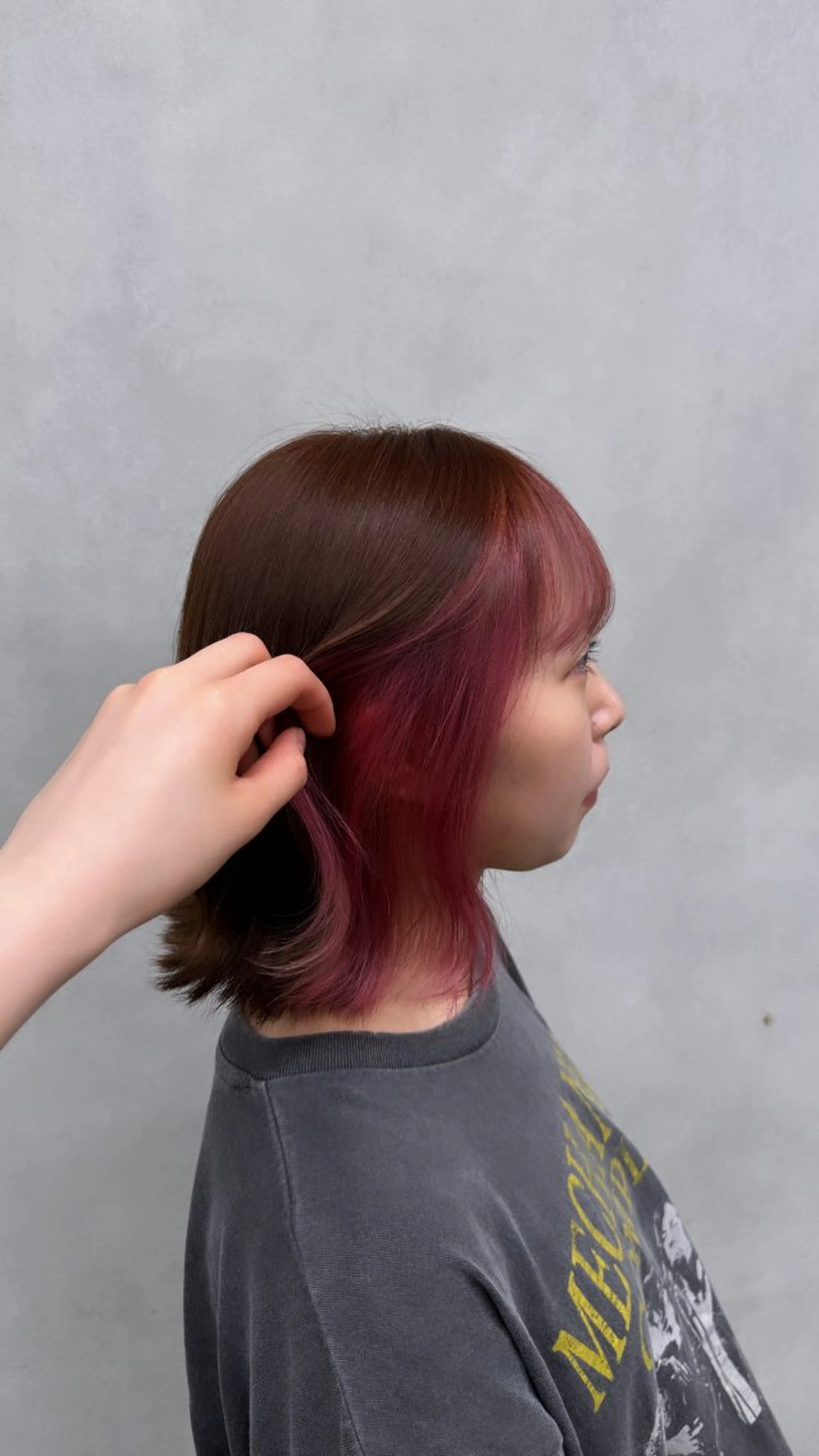 ミディアム ヘアアレンジ ヘアカラー トリートメント 💫きたはら りおん💫のヘアスタイル