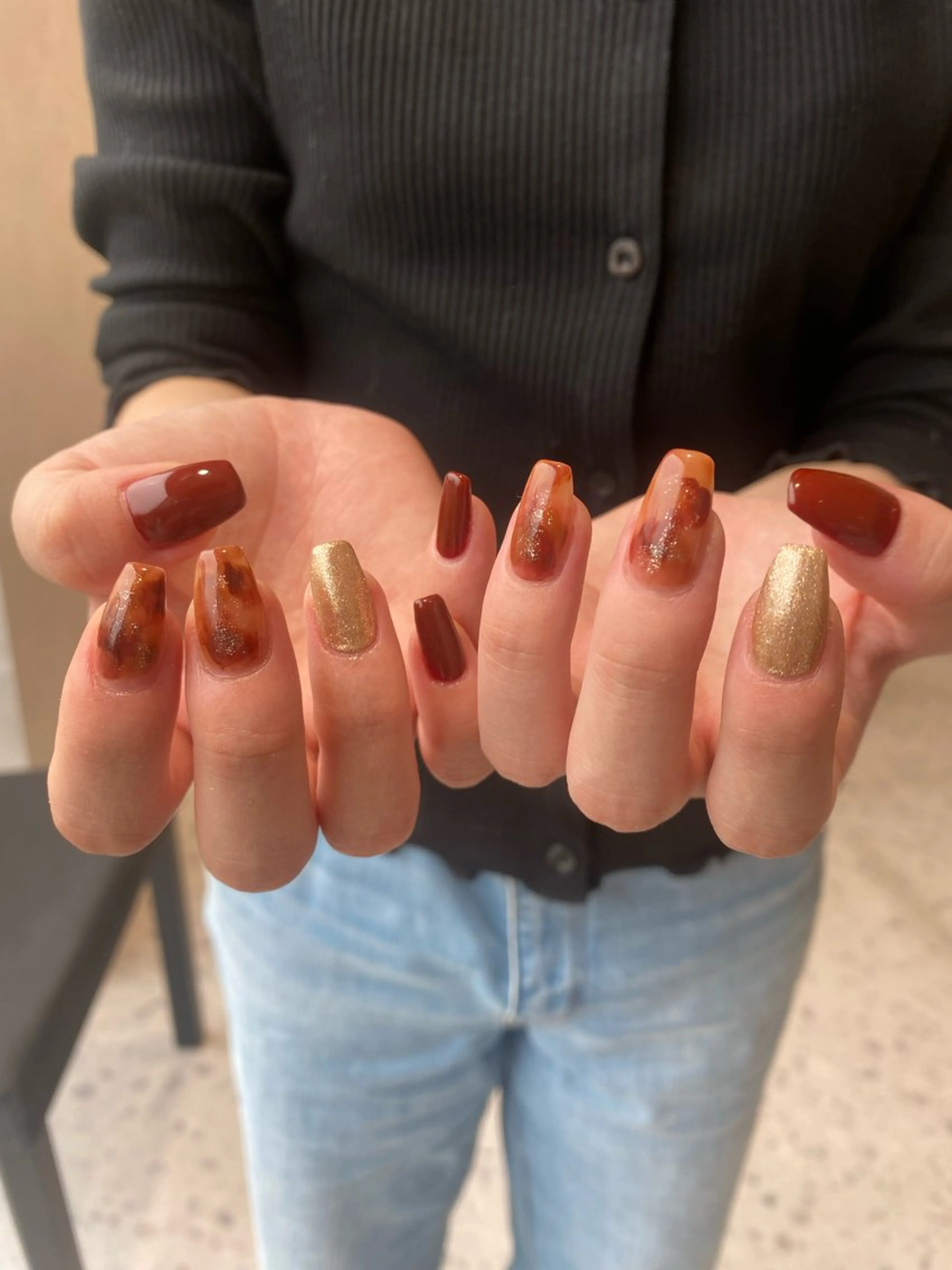 ネイル アートネイル earth甲府昭和店 西村香穂のネイルデザイン